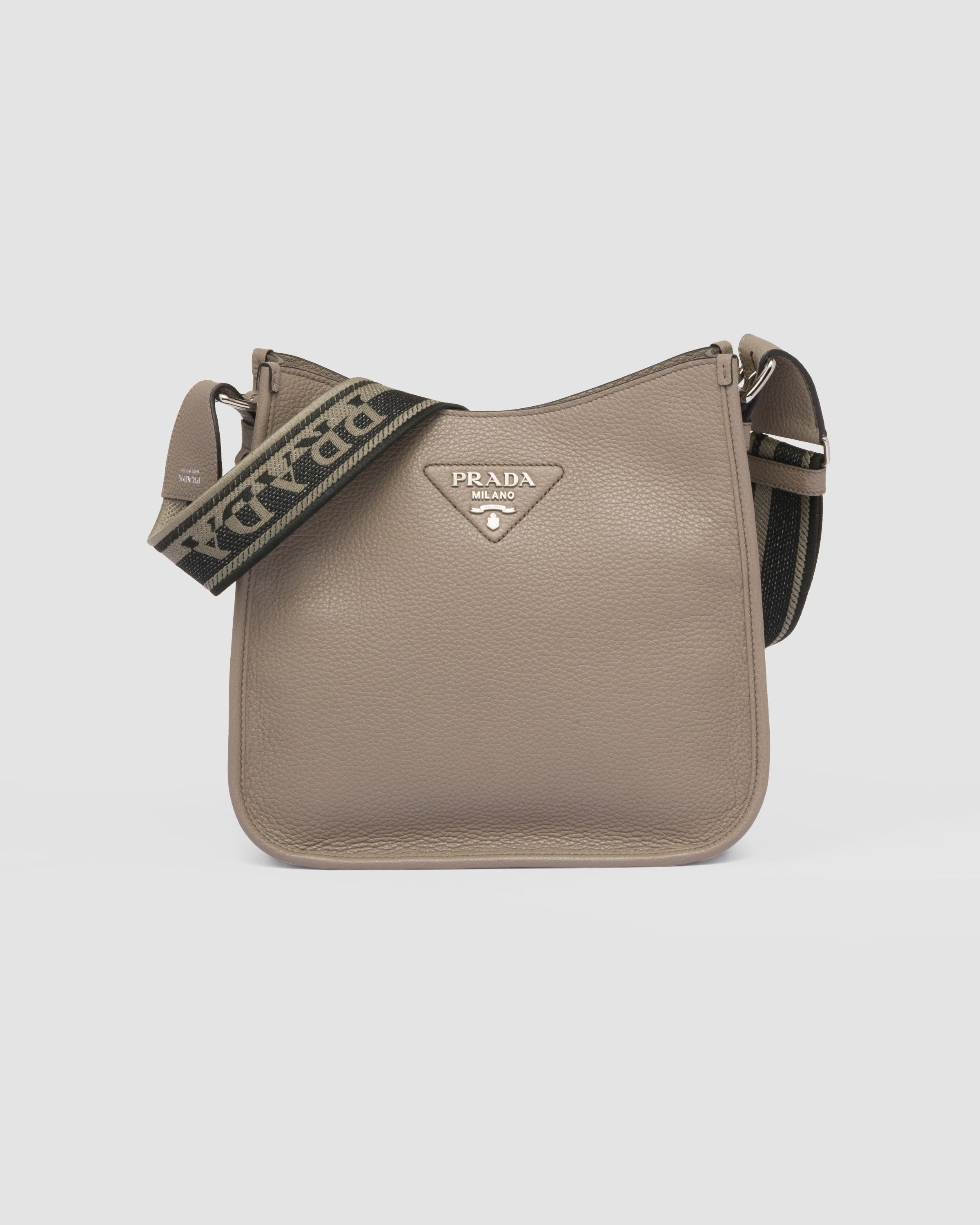 Prada o1la1rc1a0925 Size: OS / Leather Hobo Bag in Taupe Size ONE SIZE - 1 Thumbnail