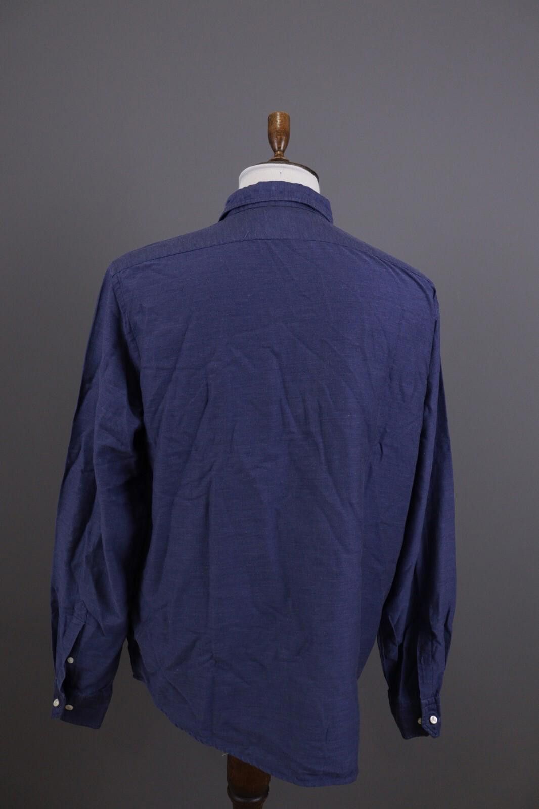 Eton Eton Contemporary Blue Luxury Dress Shirt Size 46 / 18 / XXL Size US XXL / EU 58 / 5 - 9 Thumbnail