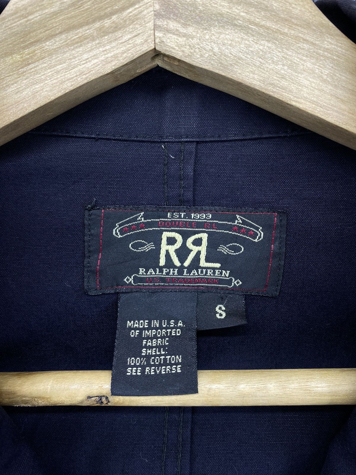 RRL Ralph Lauren Vintage Double RRL Ralph Lauren Cotton Coat Jacket Size US S / EU 44-46 / 1 - 13 Thumbnail