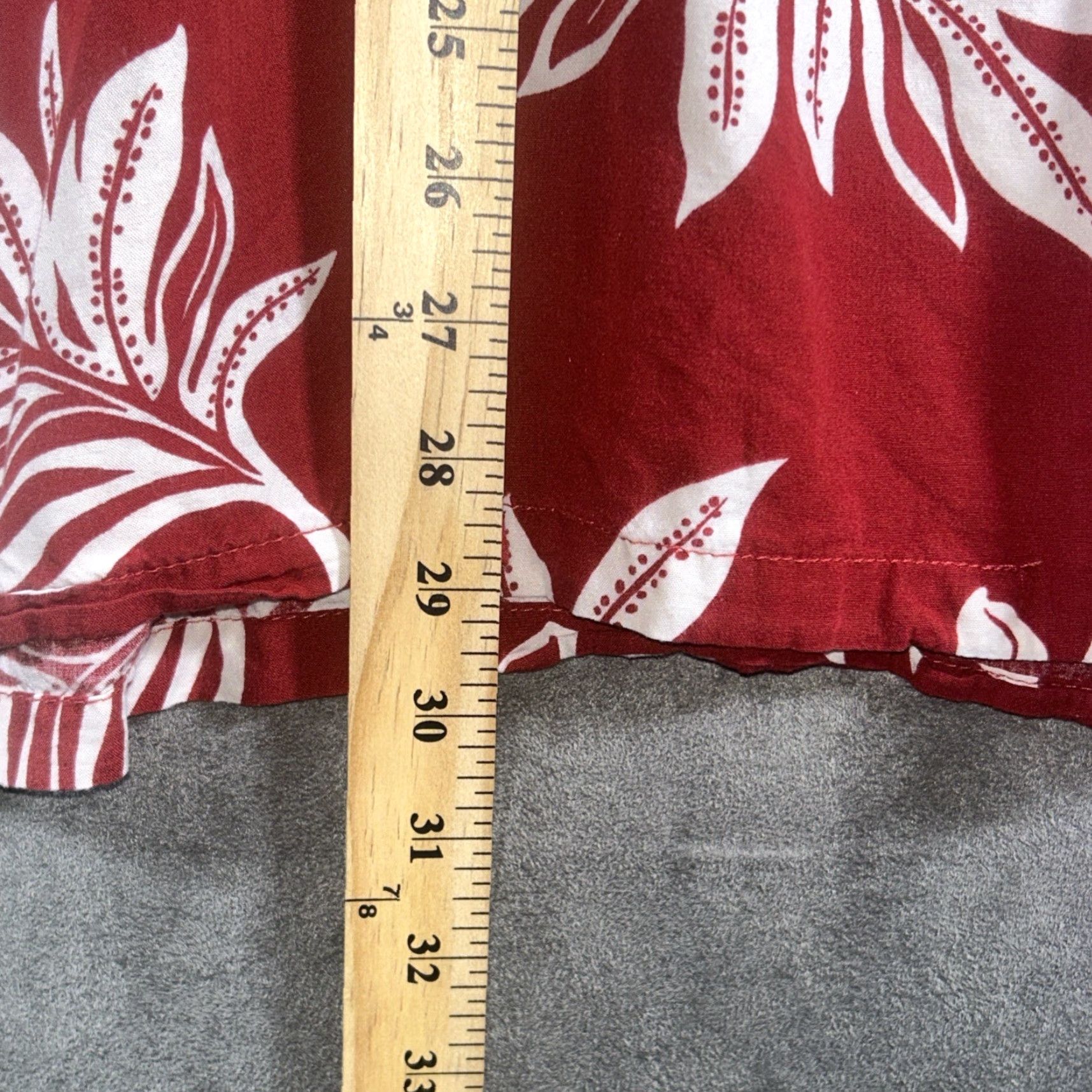 Vintage VINTAGE Bishop St. Hawaiian Shirt Mens 3XL Red Button-Up Short Sleeve Floral Shirt Size US XXL / EU 58 / 5 - 5 Thumbnail