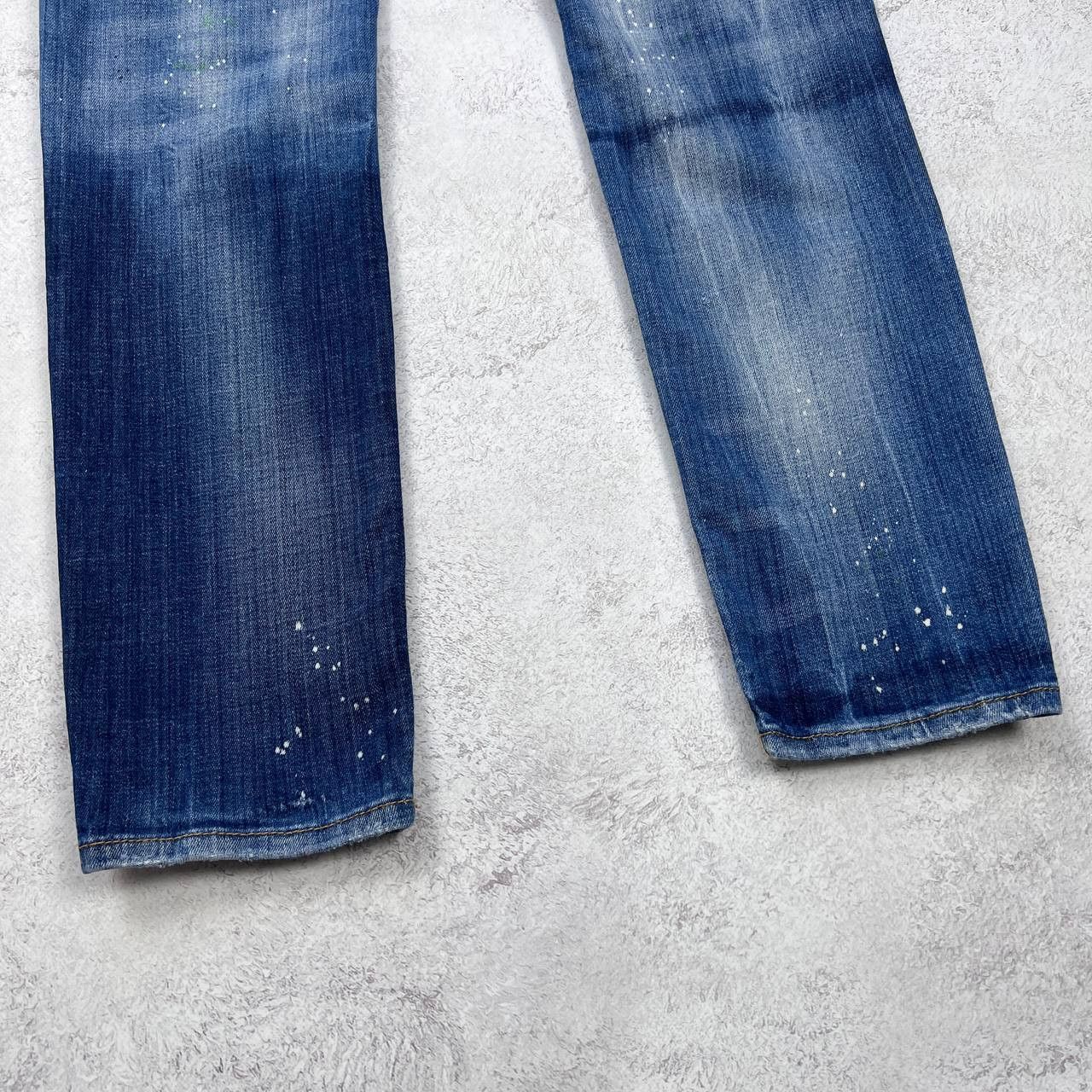 Dsquared2 DSQUARED2 Jeans Distressed Ripped Paint Splatter Slim Fit Size US 34 / EU 50 - 11 Thumbnail