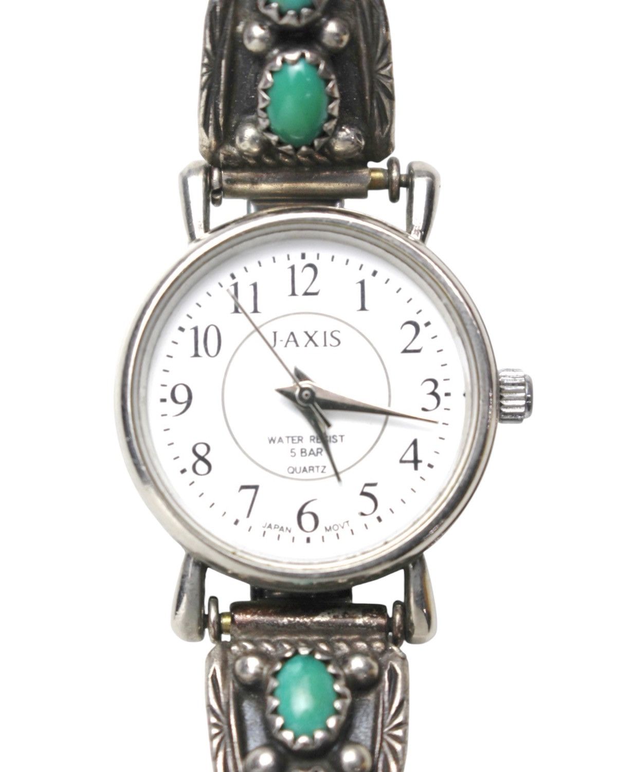 Vintage 2000S JA-XIS SAGE SPIRIT LIMIT 10/520 SILVER TURQUOISE WATCH Size ONE SIZE - 2 Thumbnail