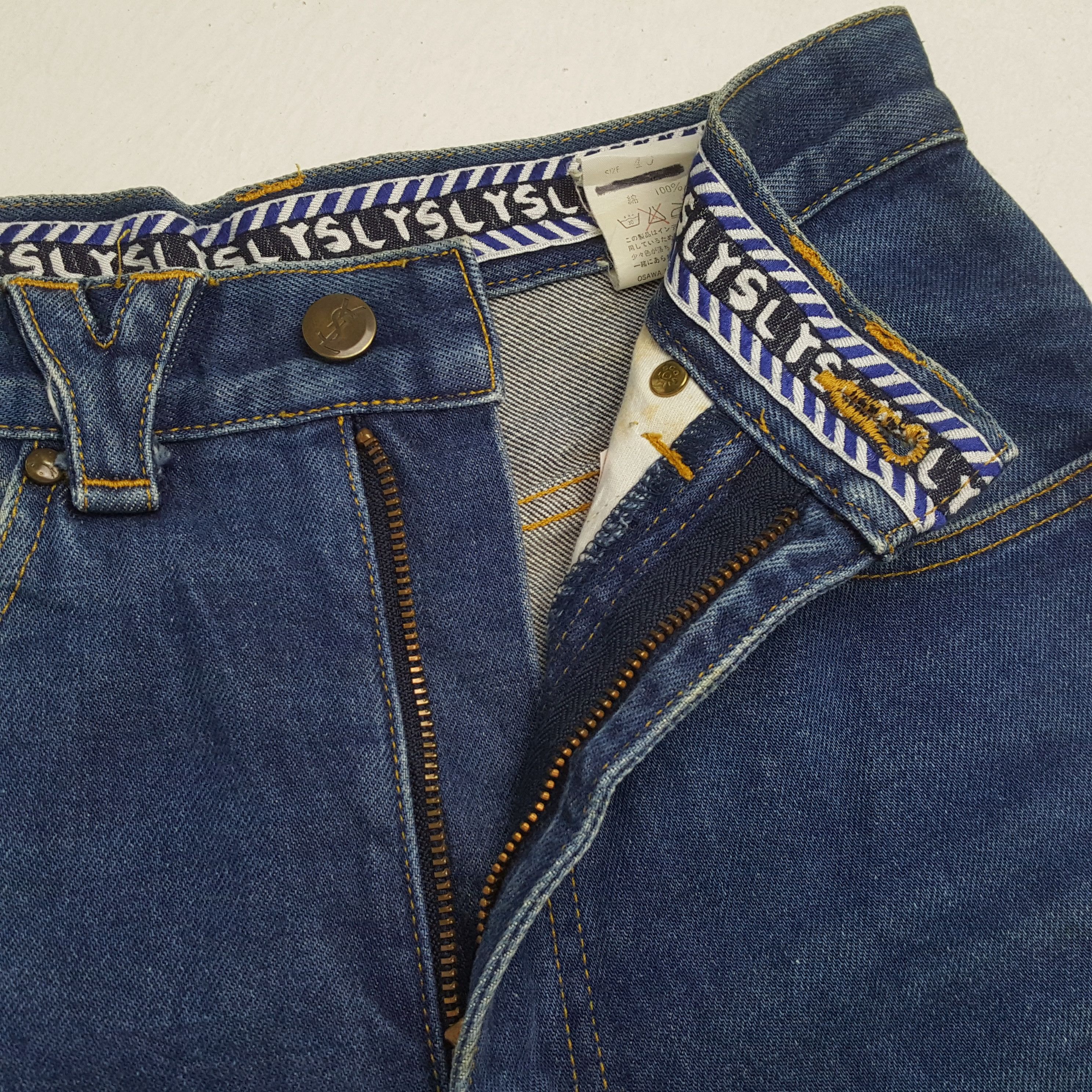 Vintage × Yves Saint Laurent YVES SAINT LAURENT YSL Fashion Brand Jeans Size US 26 / EU 42 - 12 Thumbnail