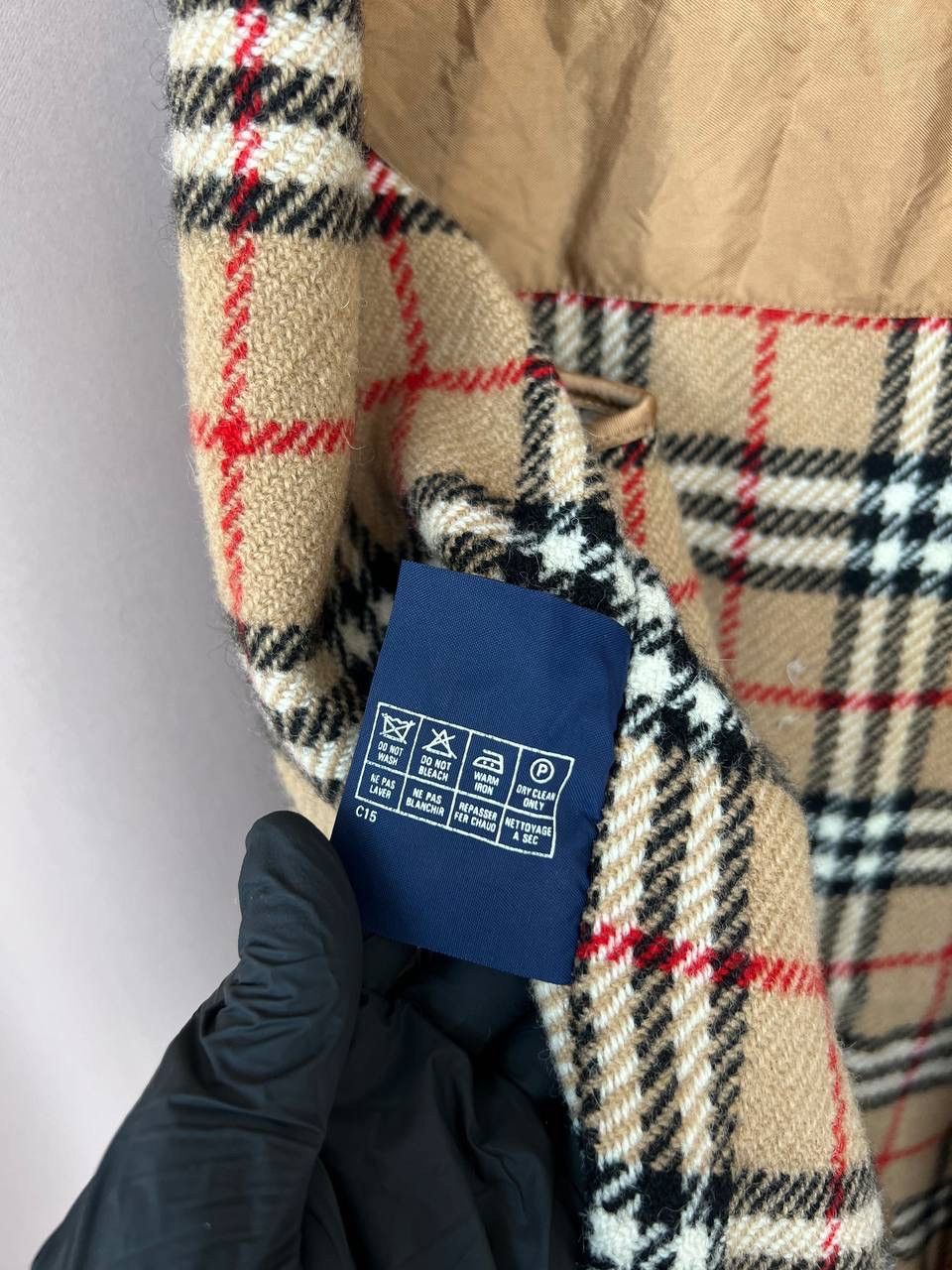 Burberry Burberrys Trench Coat Inner Lining 100% Wool Vintage Size L Size L / US 10 / IT 46 - 13 Thumbnail