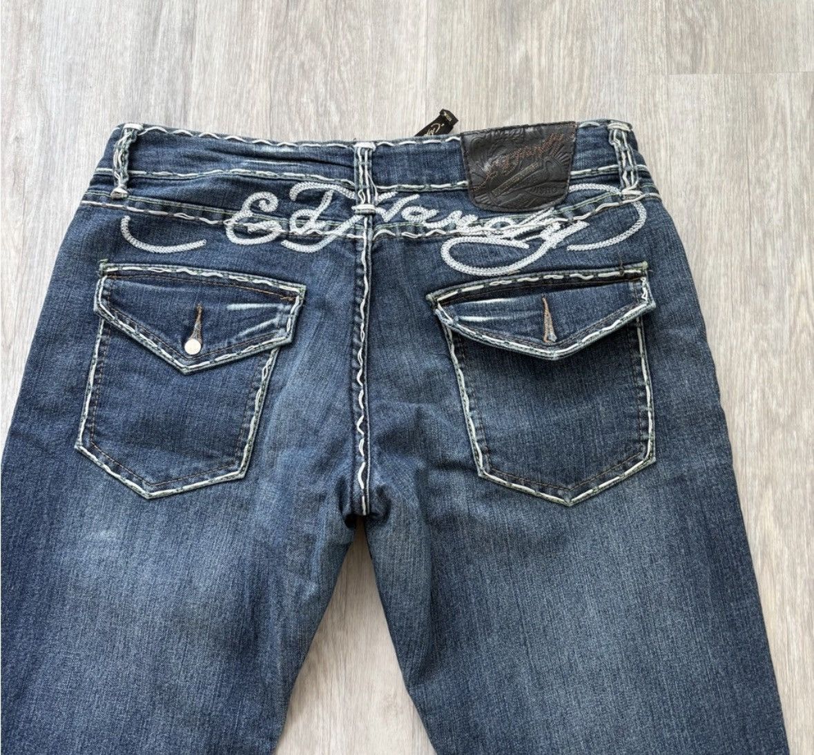 Ed Hardy Ed Hardy Low Rise Jeans Size 30" / US 8 / IT 44 - 2 Thumbnail