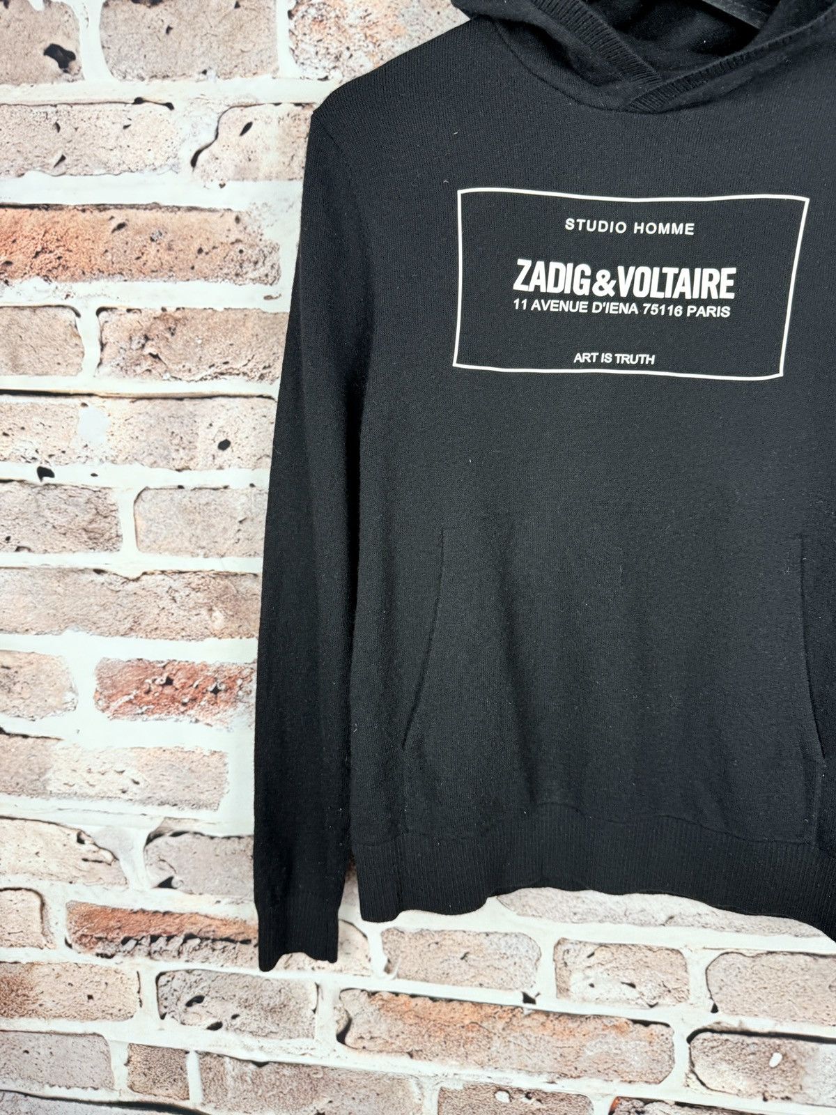 Designer × Zadig & Voltaire Very rare zadig & voltaire wool oversize sweater hoodie Size S / US 4 / IT 40 - 3 Thumbnail