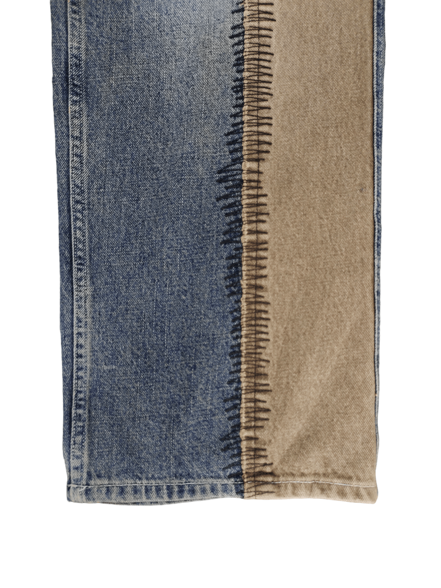 Phat Farm Crazy Vintage Y2k Phat Farm Patchwork Jnco Style Baggy Jeans Size US 35 - 7 Thumbnail