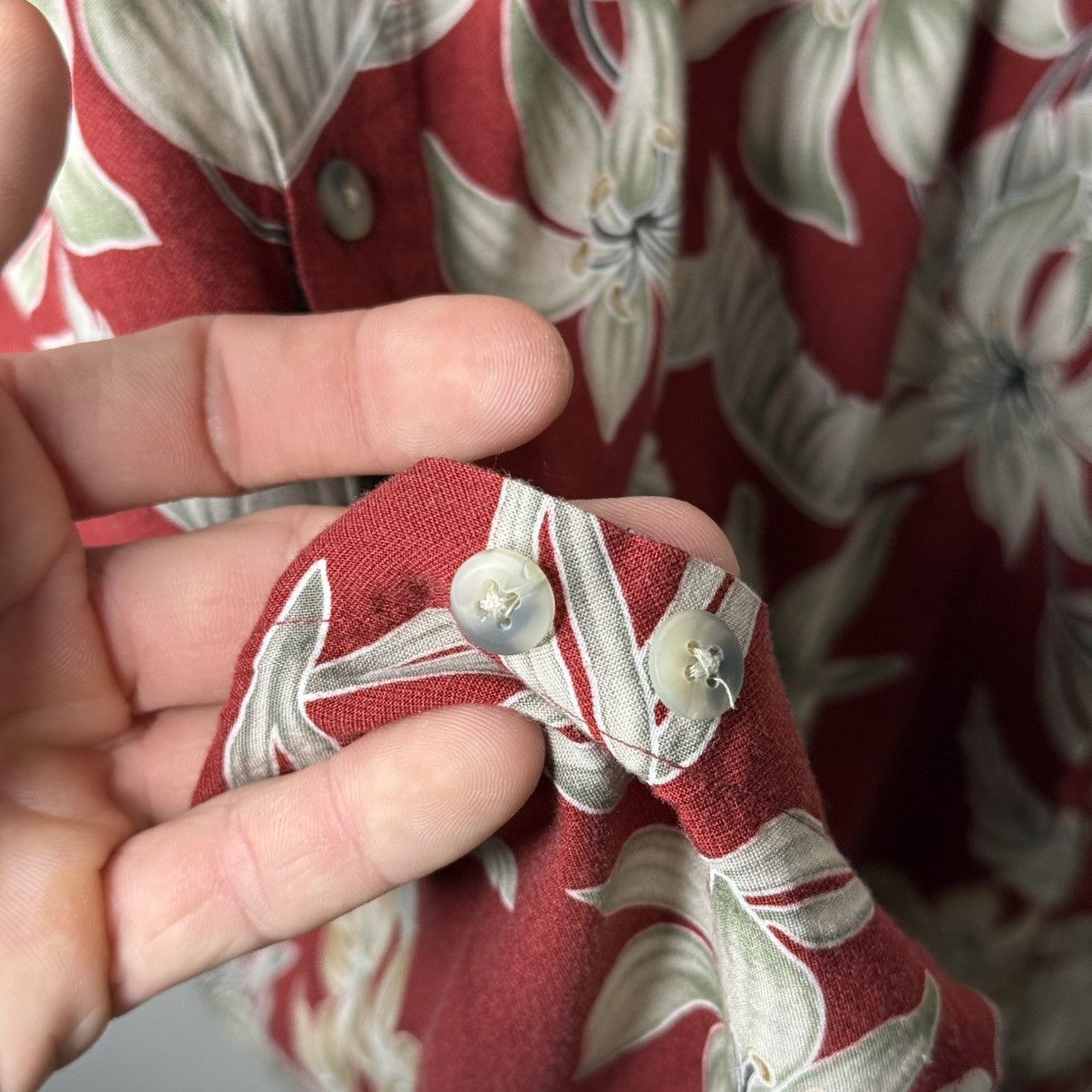 Pierre Cardin Vintage 90’s Pierre Cardin Hawaiian Men’s Shirt Floral Rayon Size US L / EU 52-54 / 3 - 9 Thumbnail