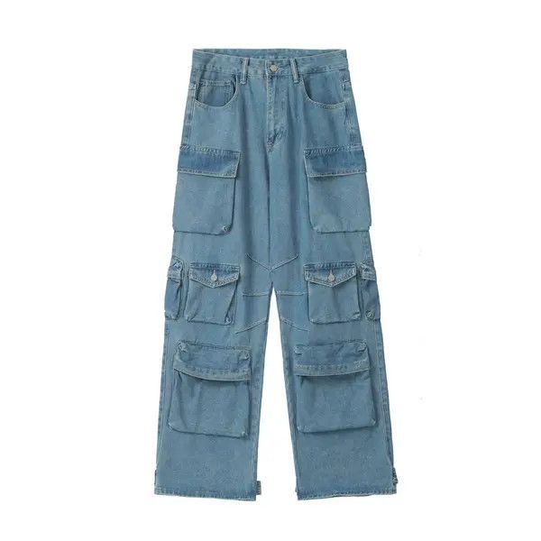 Vintage Kawamura x Mii skate hiphop urban fade baggy cargo jeans Size US 34 / EU 50 - 1 Thumbnail