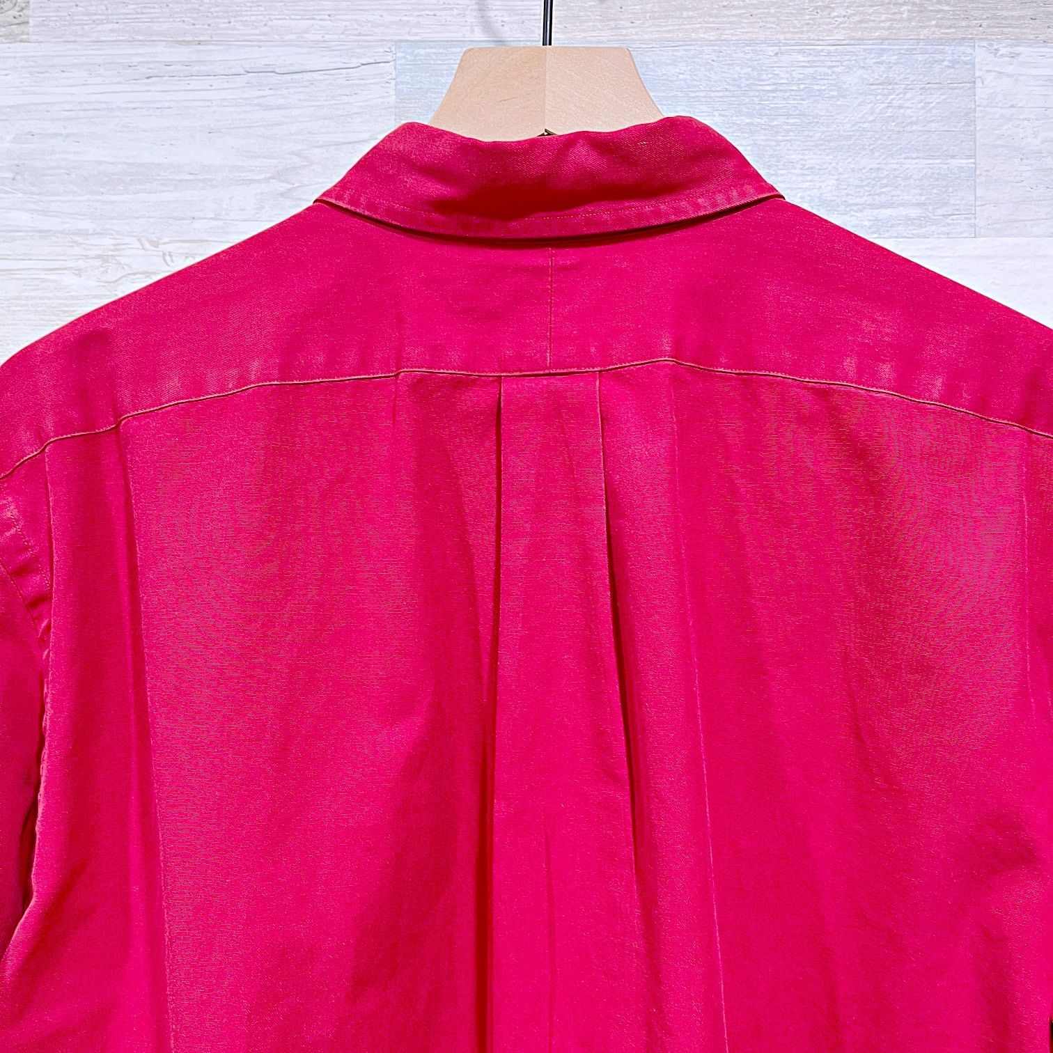 Ralph Lauren Ralph Lauren Cotton Silk Classic Fit Shirt Red Mens Large Size US L / EU 52-54 / 3 - 4 Thumbnail