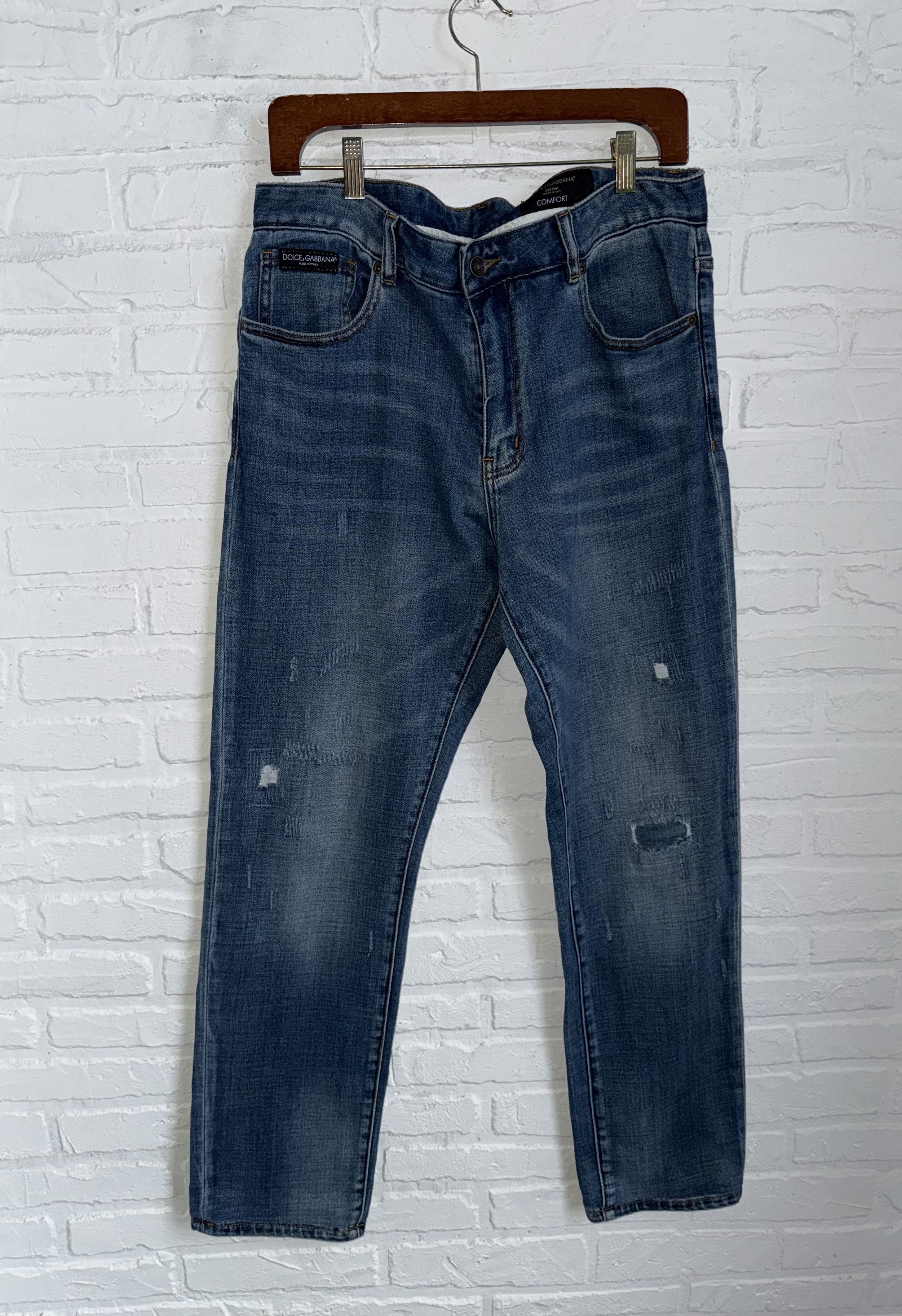 Dolce & Gabbana Dolce & Gabbana ripped distressed punk jeans Size US 38 / EU 54 - 1 Thumbnail