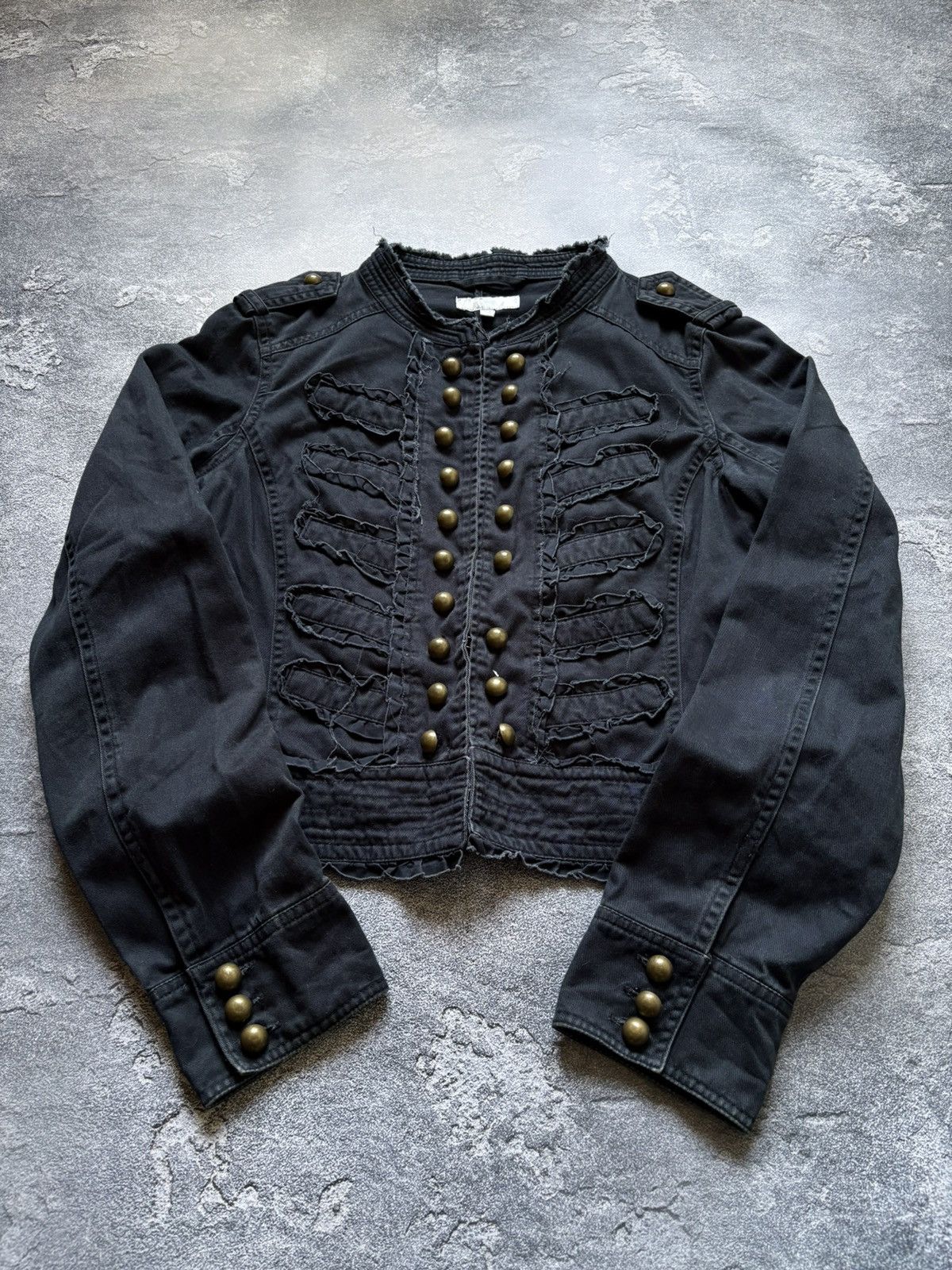 Hysteric Glamour Crazy Vintage Military Napoleon Japanese Grunge Jacket Y2K Size S / US 4 / IT 40 - 5 Thumbnail