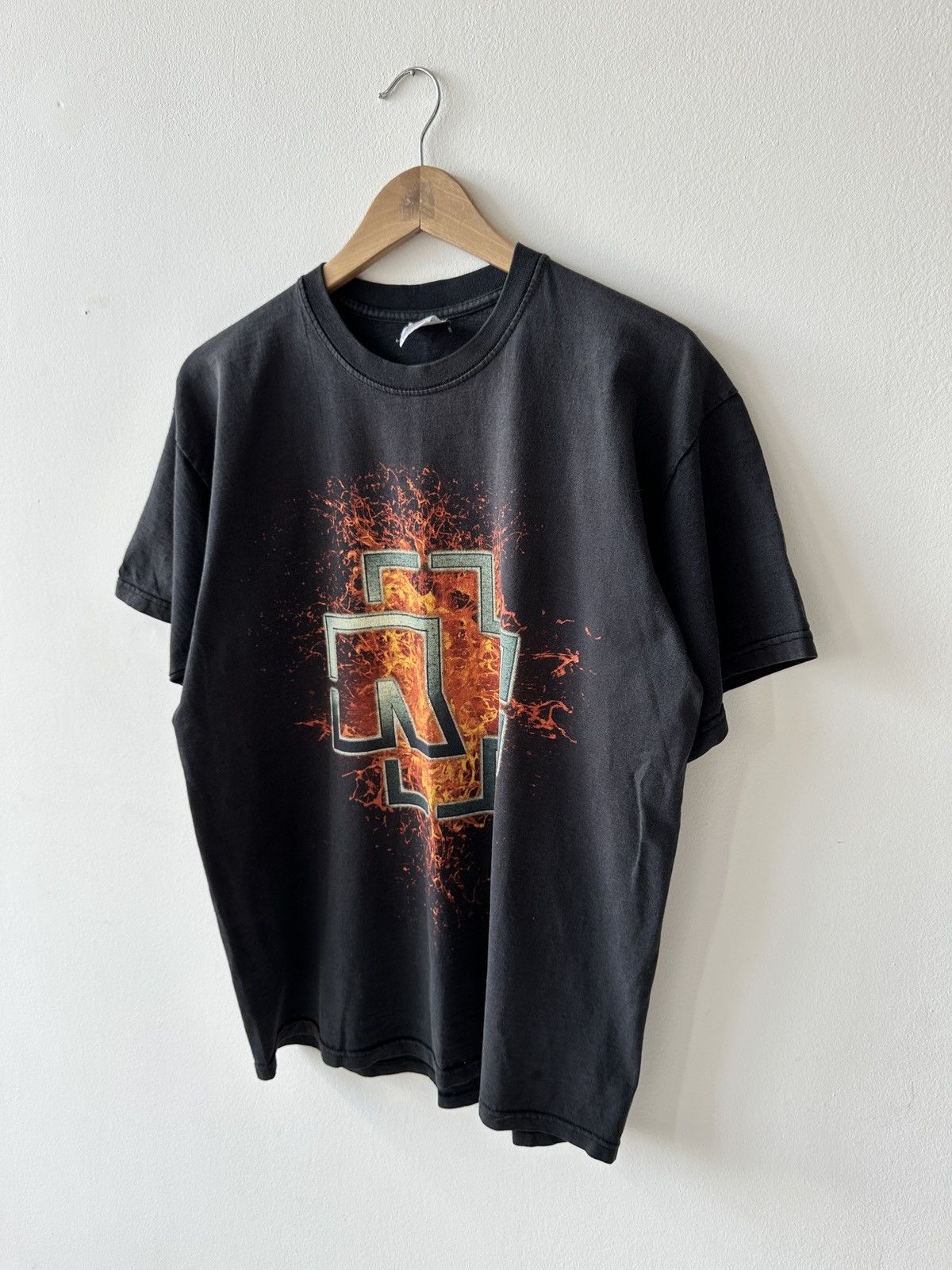 Fruit Of The Loom × Vintage Vintage Rammstein T Shirt Size US L / EU 52-54 / 3 - 6 Thumbnail
