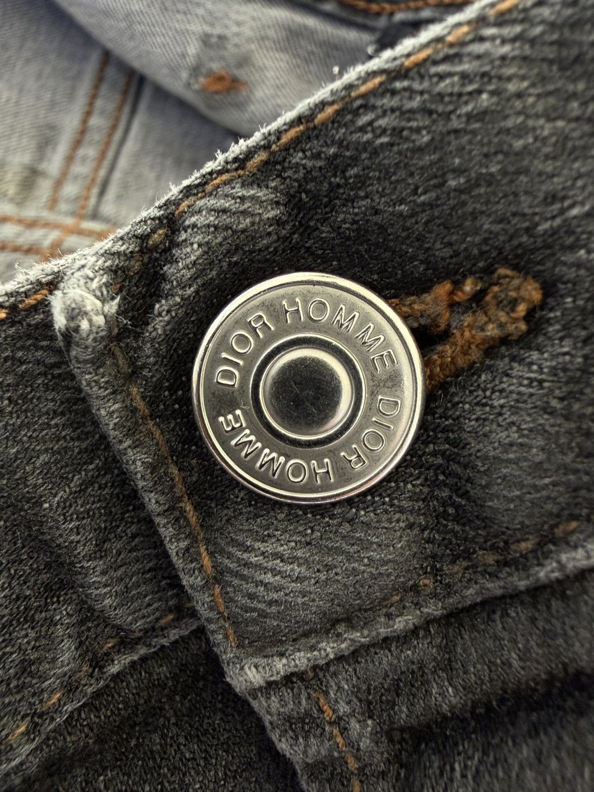 Dior Dior Homme Black Washed Jeans Size US 31 - 11 Thumbnail