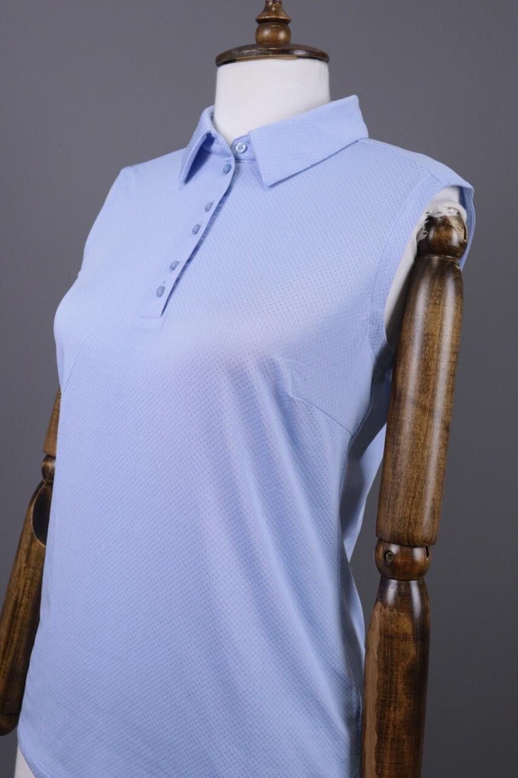 KJUS KJUS Blue Sleeveless Sport Fit Summer Polo Shirt Size 38 / M Size M / US 6-8 / IT 42-44 - 9 Thumbnail