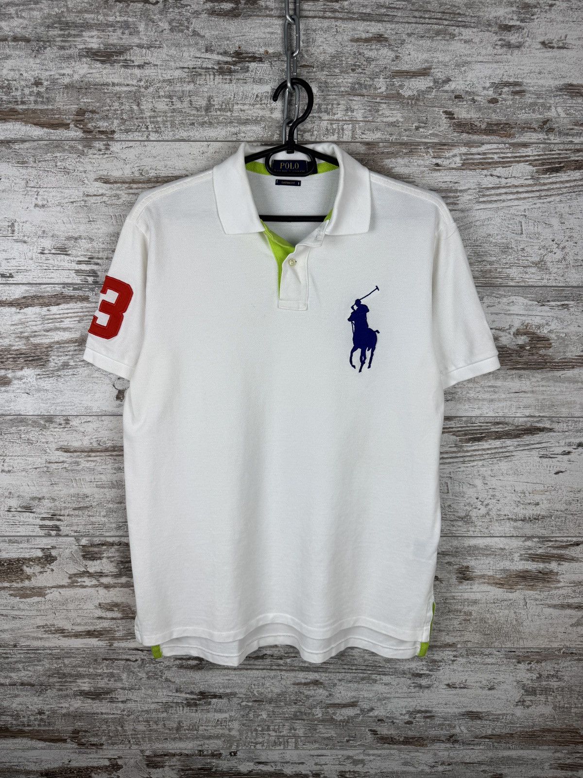 Polo Ralph Lauren × Vintage Mens Vintage Polo Ralph Lauren Polos 3 T-shirt big pony tee Size US M / EU 48-50 / 2 - 2 Thumbnail