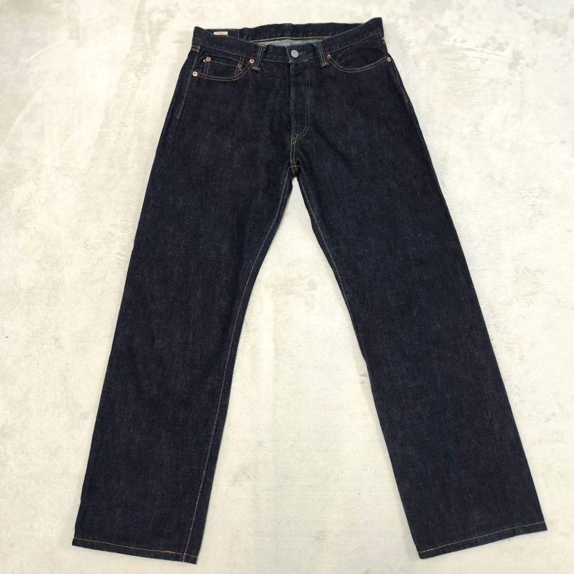 Momotaro Jeans Momotaro Jeans 0905SP Denim Navy Indigo W31 Mens Size US 31 - 4 Thumbnail
