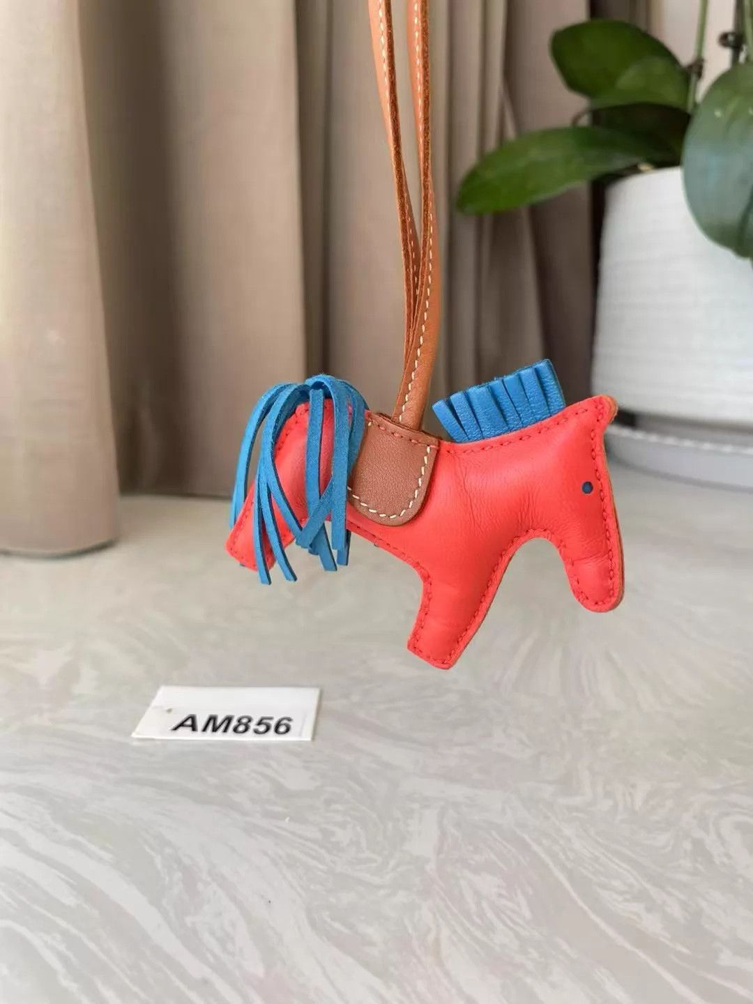 Hermes Hermès Mini Horse Bag Charm Mint Y Stamp AM856 Size ONE SIZE - 5 Thumbnail