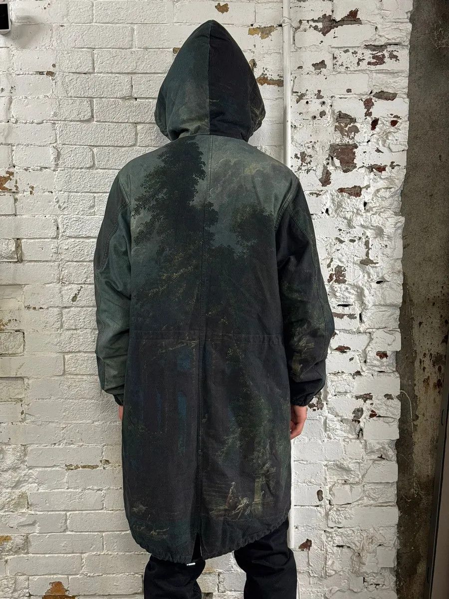 Alexander McQueen 2010s Alexander McQueen Forest Dark Green Nylon Long Parka Jacket Size US M / EU 48-50 / 2 - 3 Thumbnail