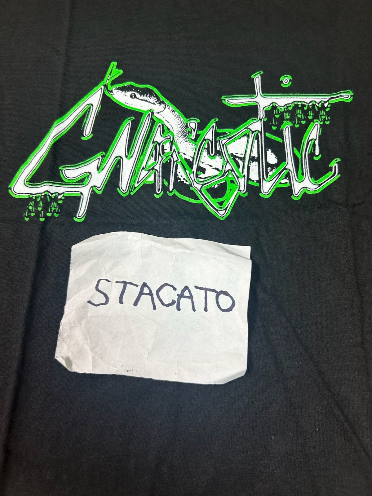 Gnarcotic Gnarcotic Lil Gnar Snake Tee Black/Green Size US S / EU 44-46 / 1 - 3 Thumbnail