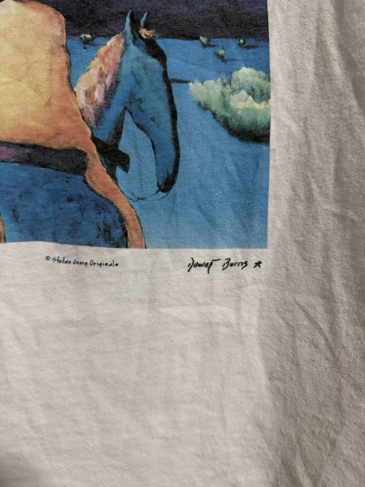 Vintage Vintage Art Shirt Downe Burns The Last Real Cowboy Size US L / EU 52-54 / 3 - 4 Thumbnail