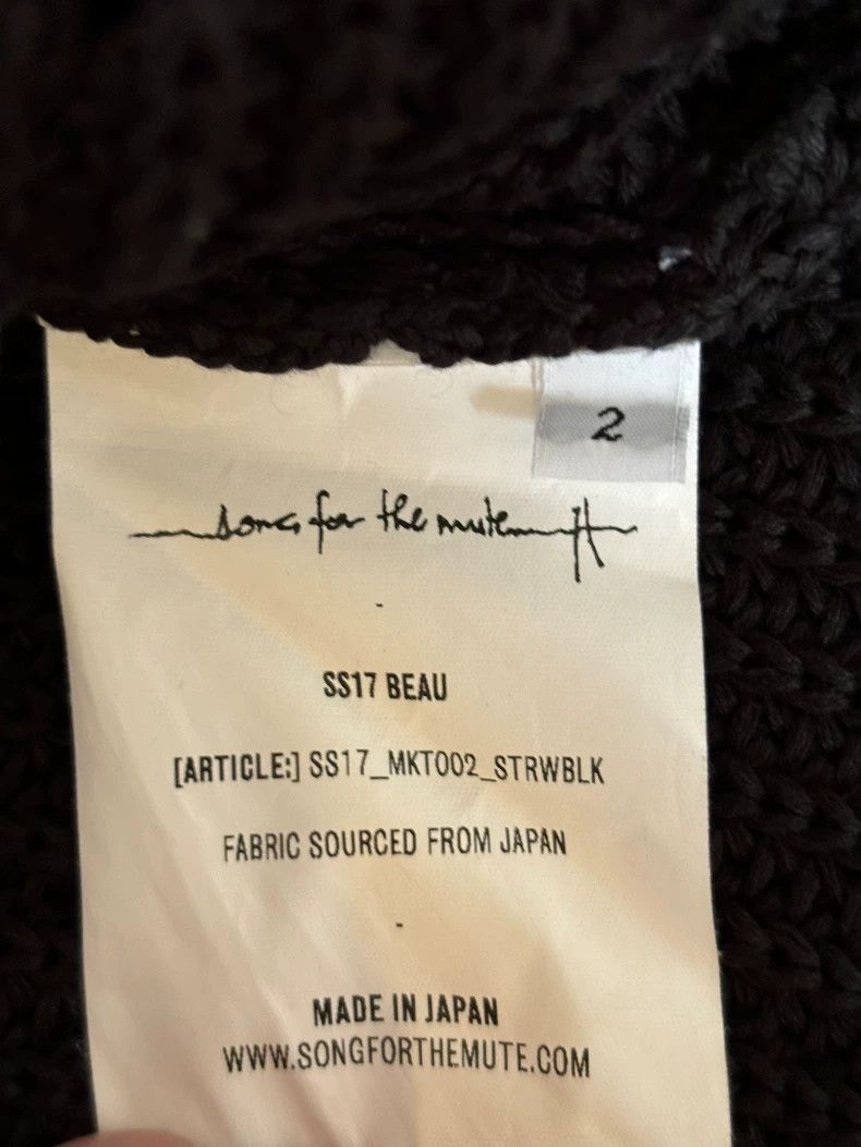 Song For The Mute Song For The Mute distressed knit sweater Size US M / EU 48-50 / 2 - 4 Thumbnail