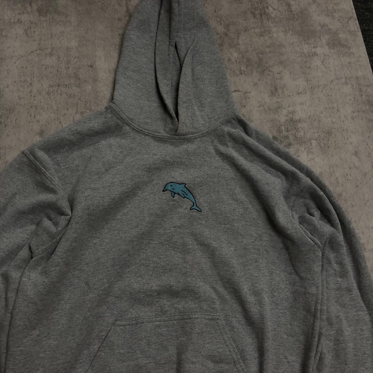 Other Grey New Love Club Dolphin hoodie #skater Size US S / EU 44-46 / 1 - 2 Thumbnail