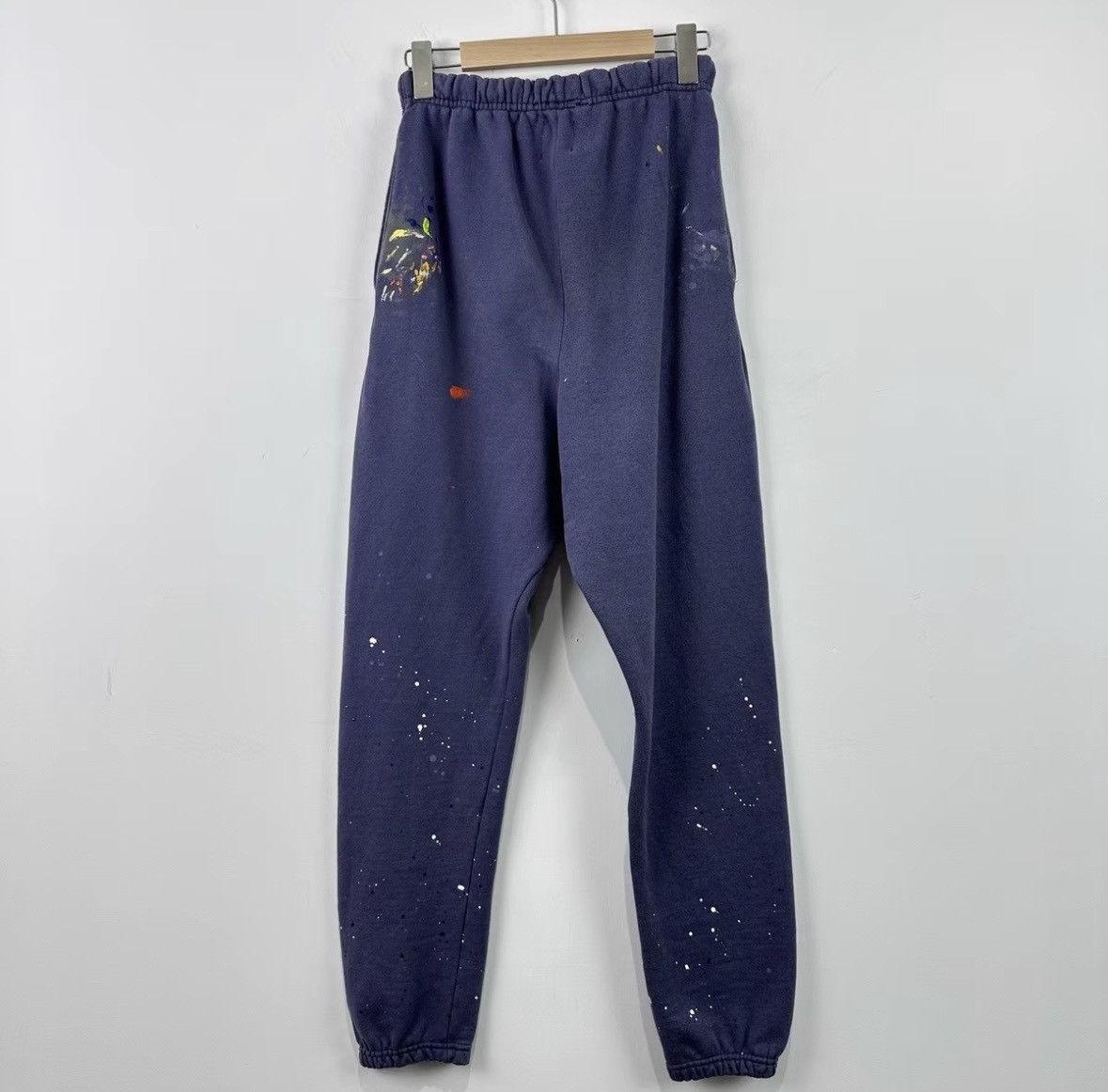 Gallery Dept. Blue Paint Splatter Sweatpants Size US 32 / EU 48 - 2 Thumbnail