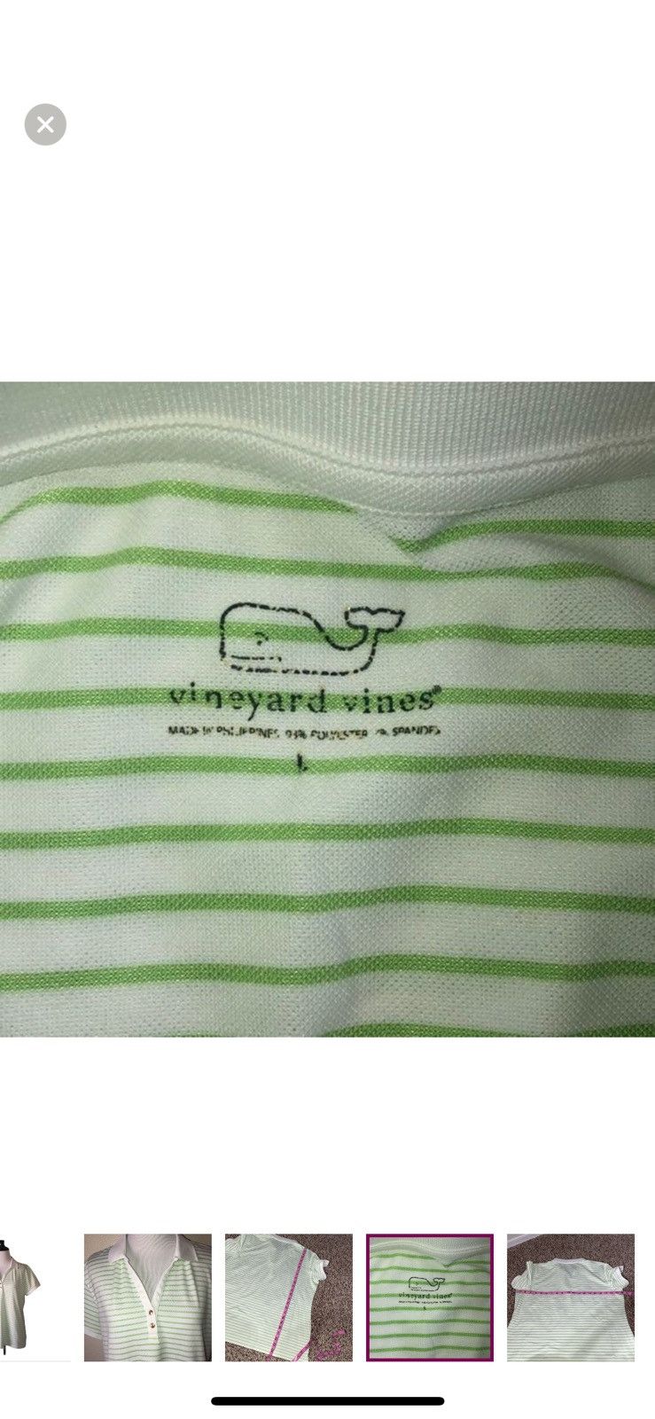 Vineyard Vines Vineyard vines large striped polo shirt Size L / US 10 / IT 46 - 2 Thumbnail