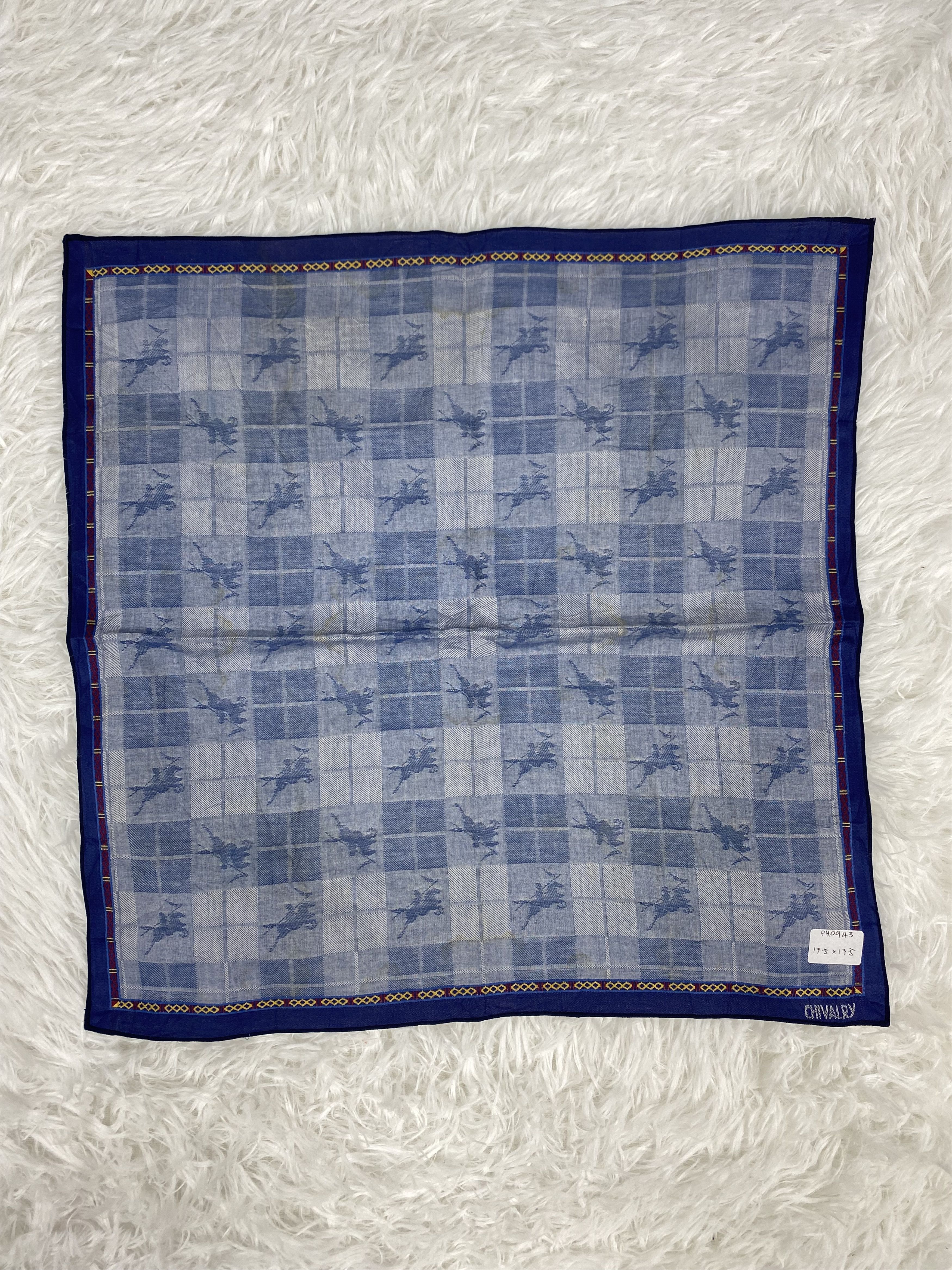 Vintage Vintage Chivalry Handkerchief Neckerchief PH0943 Size ONE SIZE - 3 Thumbnail