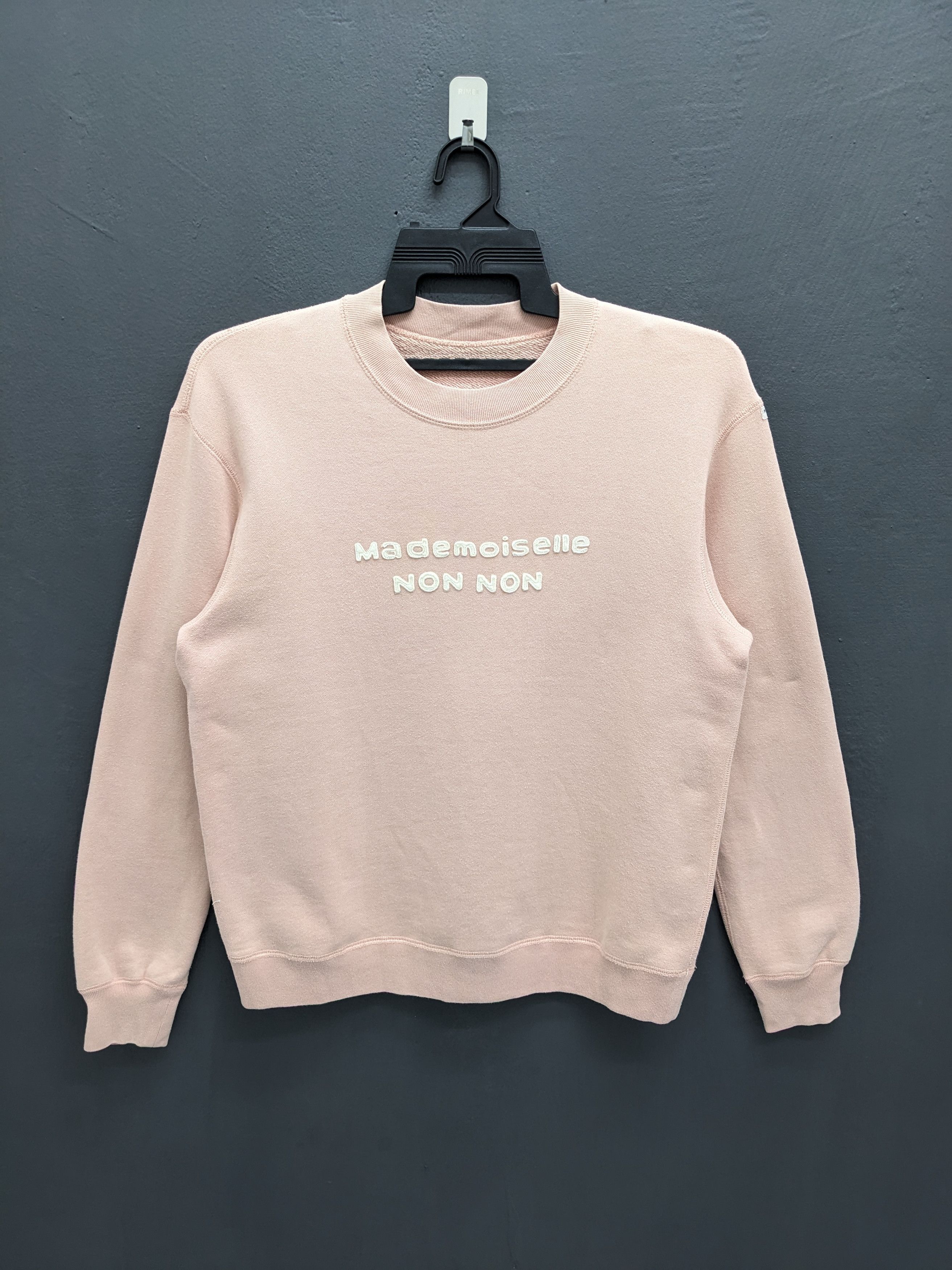 Issey Miyake Issey Miyake Mademoiselle Non Non Pink Crewneck Sweatshirt Size US M / EU 48-50 / 2 - 2 Thumbnail