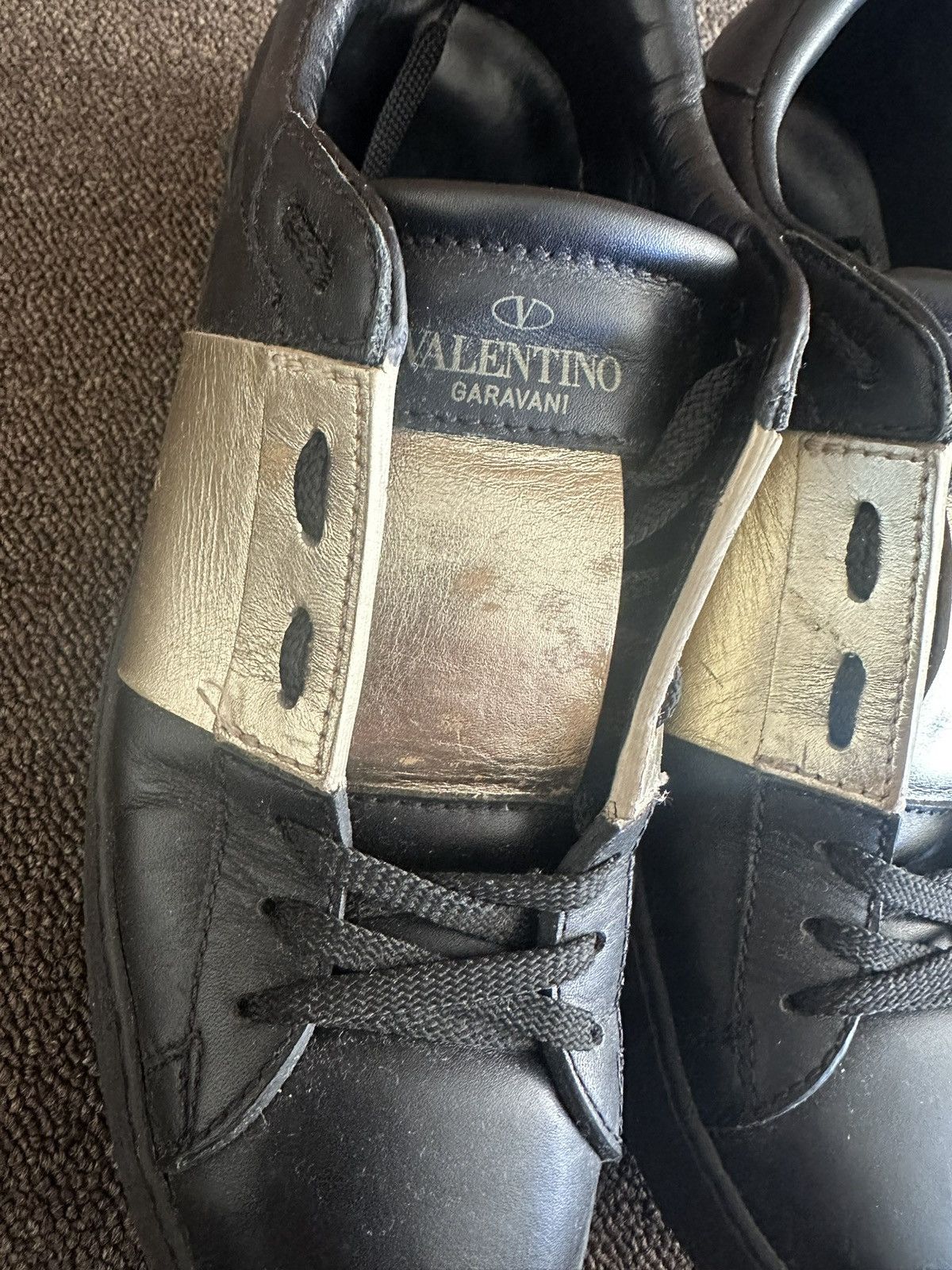 Valentino Valentino open sneaker in calfskin leather Size US 9 / IT 39 - 2 Thumbnail