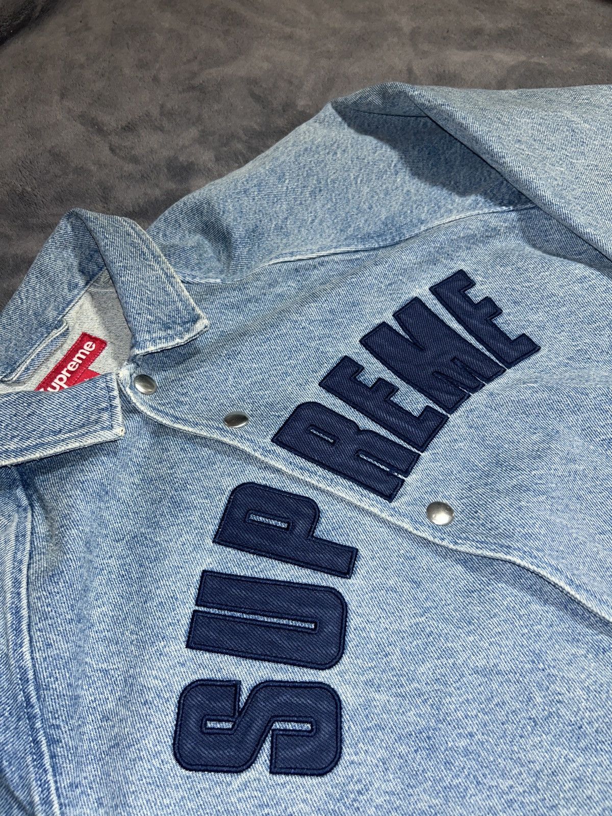 Supreme Supreme arc denim coaches jacket large denim blue Size US L / EU 52-54 / 3 - 2 Thumbnail