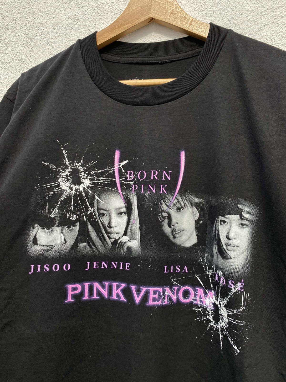 Rap Tees Black Pink Full Line-Up Size US XL / EU 56 / 4 - 4 Thumbnail