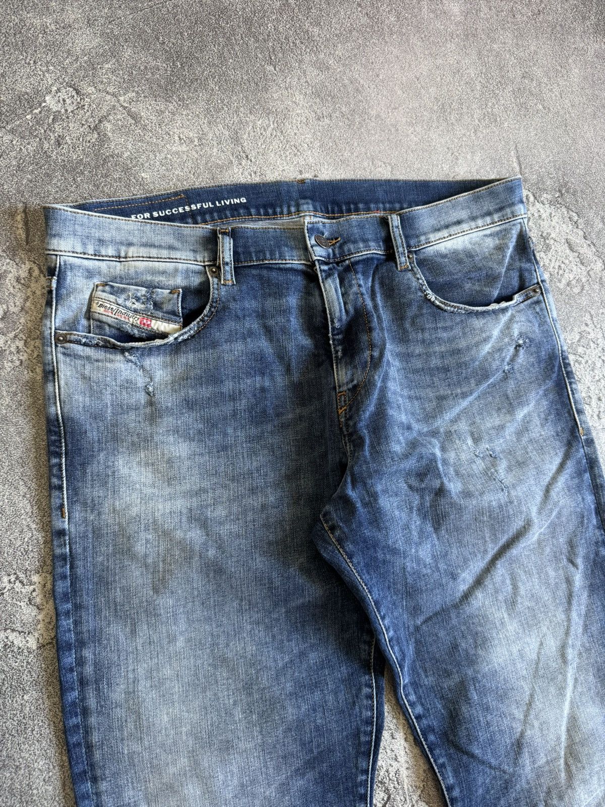 Diesel Diesel 38/34 2019 D-Strukt denim pants trousers jeans y2k Size US 38 / EU 54 - 8 Thumbnail