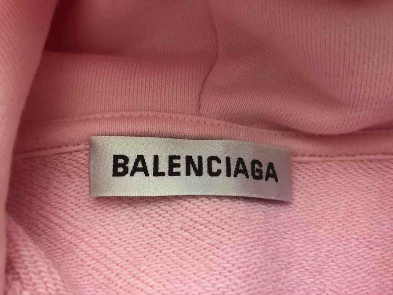 Balenciaga Balenciaga Pink crew Hoodie 2501-Nextarrow Size US S / EU 44-46 / 1 - 4 Thumbnail