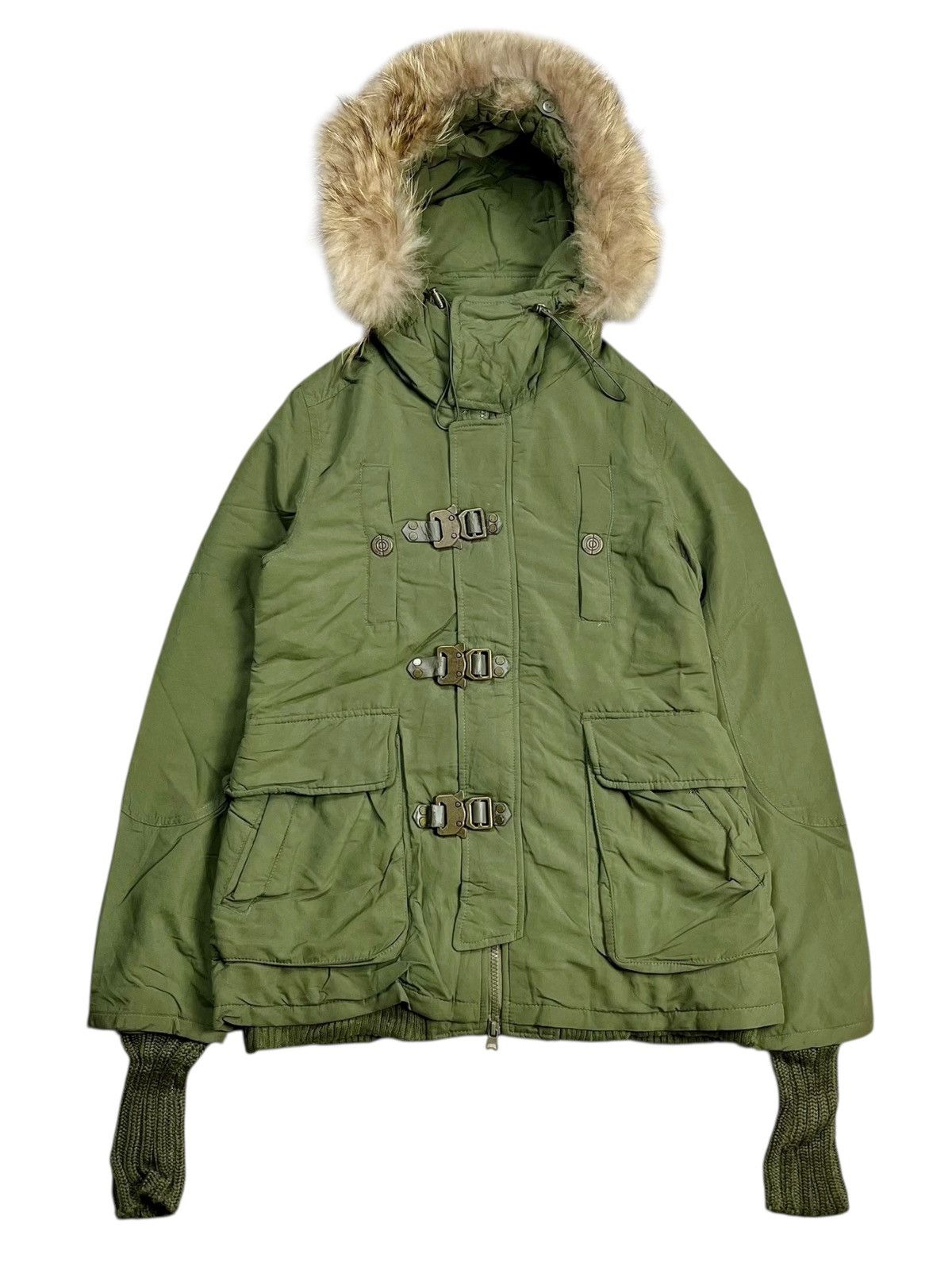 If Six Was Nine 2000s SLY - Fur Hoodie Jacket Size US M / EU 48-50 / 2 - 1 Thumbnail