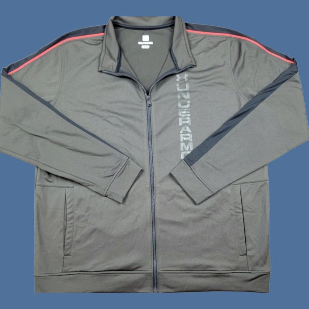 Under Armour Under Armour Jacket Mens 2XL Green Full Zip Unstoppable Essential Track Jacket Size US XXL / EU 58 / 5 - 1 Thumbnail