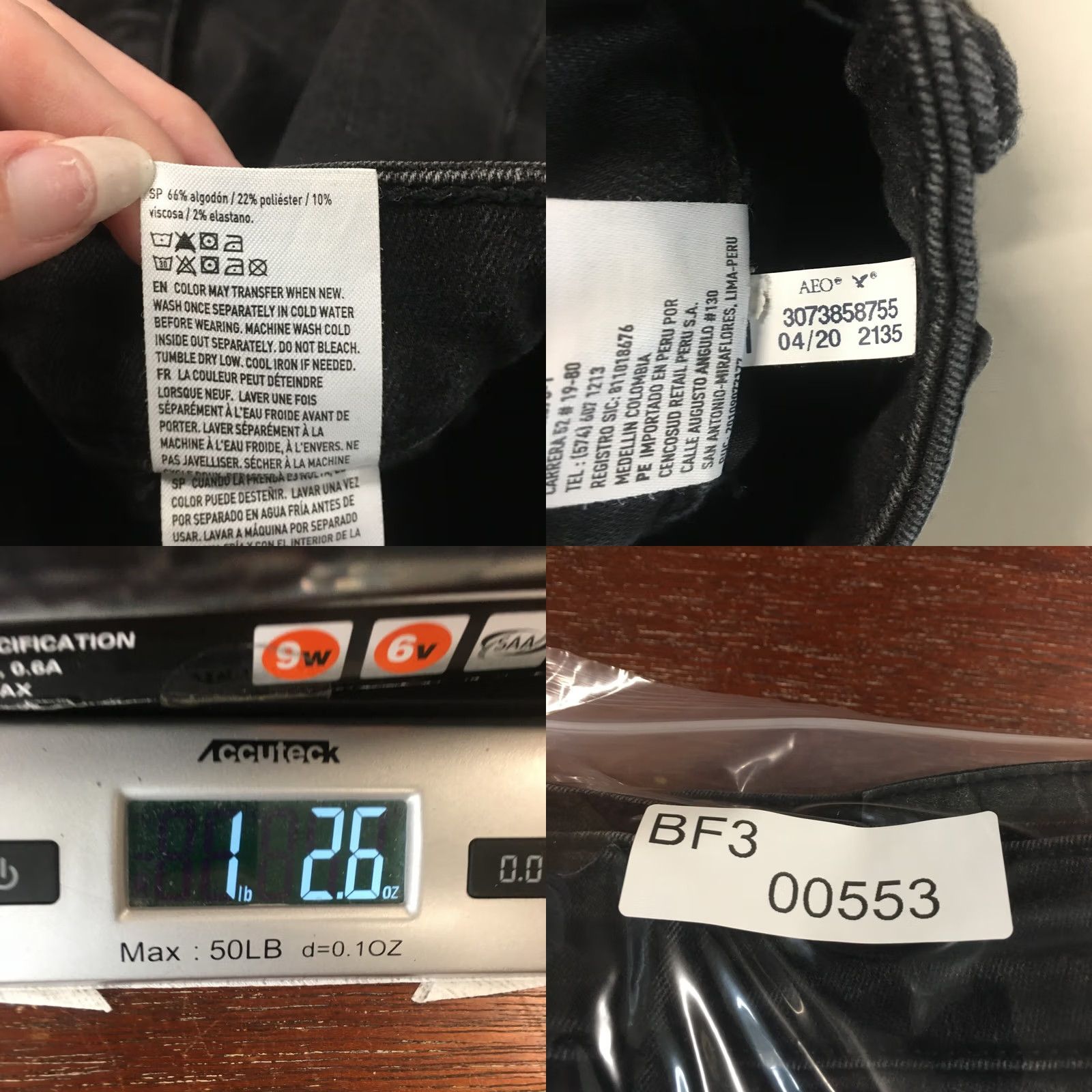 American Eagle Outfitters American Eagle Highest Rise Jegging Jeans Womens 8L Black Denim Size 30" / US 8 / IT 44 - 10 Thumbnail
