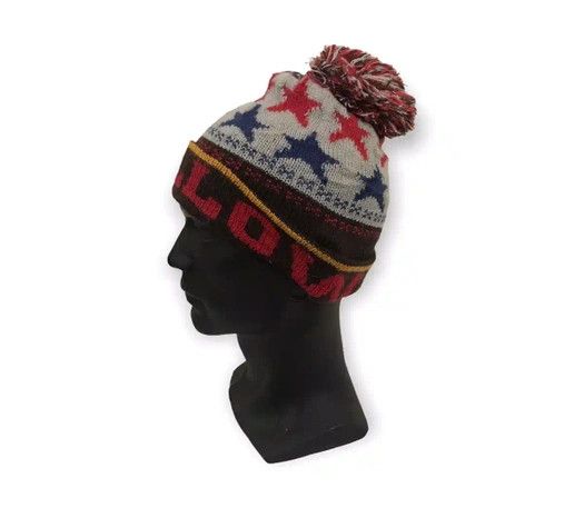 Japanese Brand Japanese Brand Ampersand Full Print Beanie Hat Size ONE SIZE - 1 Thumbnail