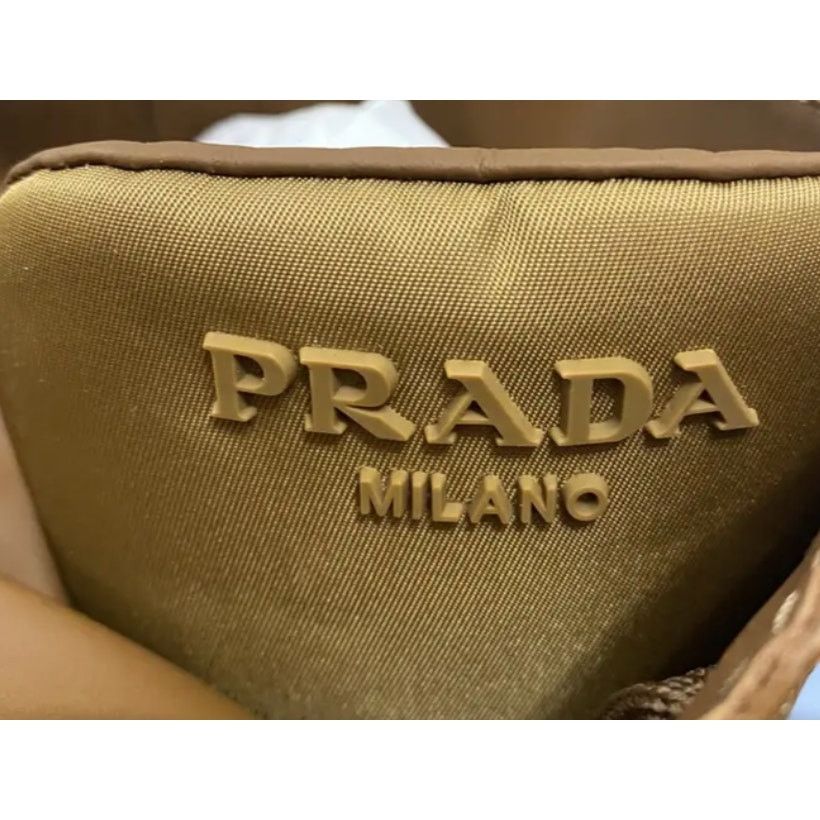 Prada Prada NWB Women's Re-nylon Tall Combat Boot Size US 7 / IT 37 - 7 Thumbnail
