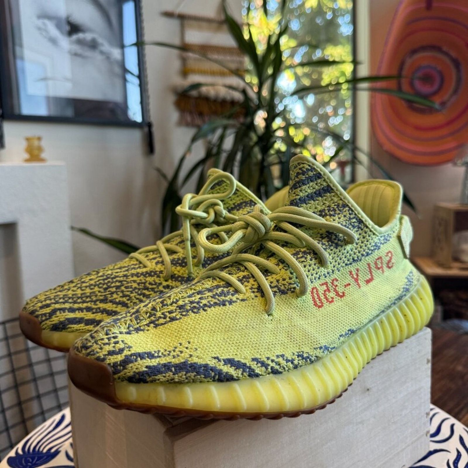 Adidas Adidas Yeezy Boost 350 V2 “Semi Frozen Yellow,” Men’s 10.5 Size US 10.5 / EU 43-44 - 3 Thumbnail