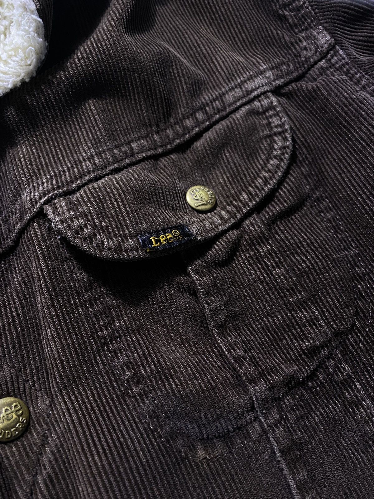 Lee × Vintage Vintage Lee Sanforized Brown Corduroy Sherpa Lining Jacket Size US M / EU 48-50 / 2 - 4 Thumbnail