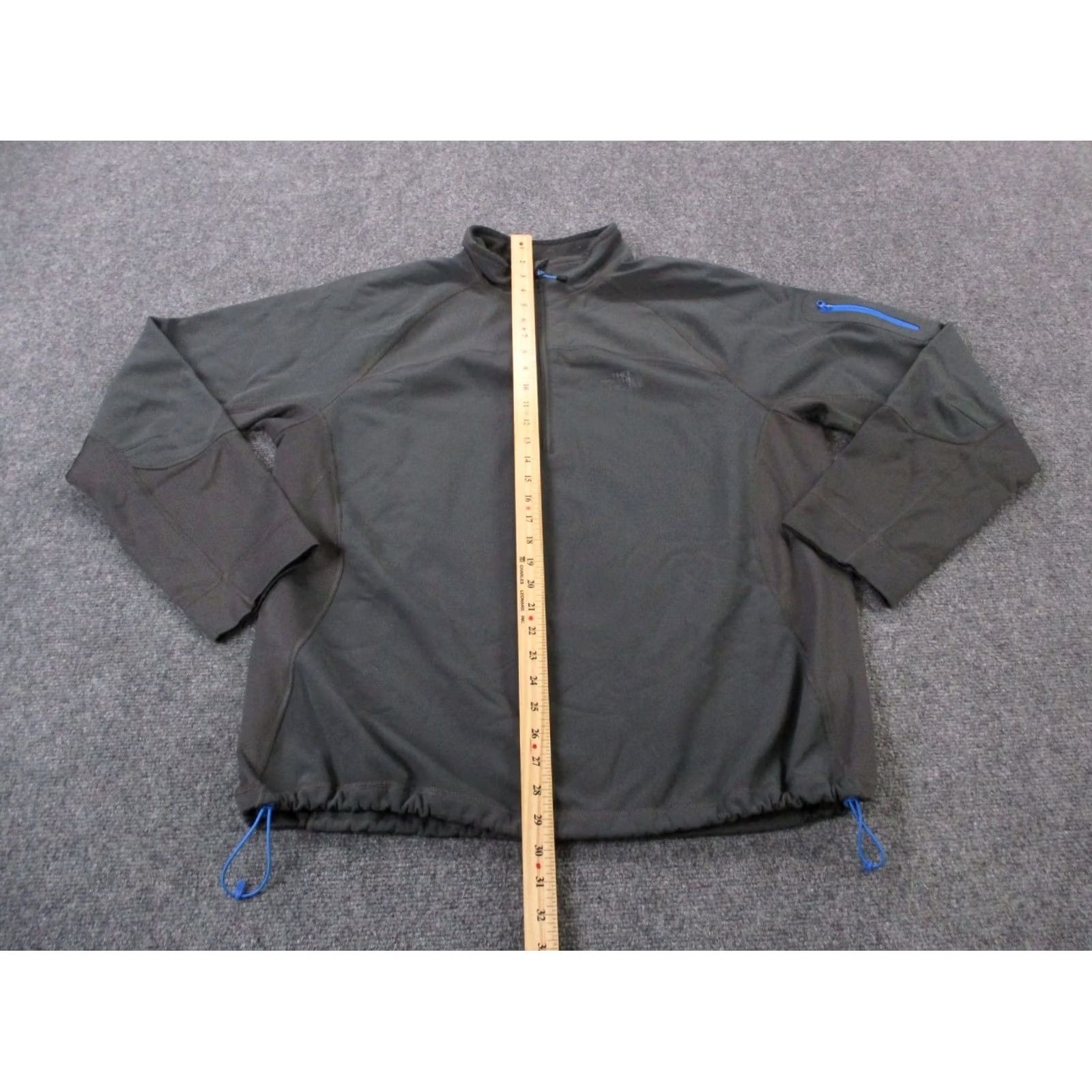 The North Face The North Face Jacket Men XL Gray Solid Lined Windbreaker Pockets 1/4 Zip Outdoor Hiking style: Windproof Mens Size US XL / EU 56 / 4 - 3 Thumbnail