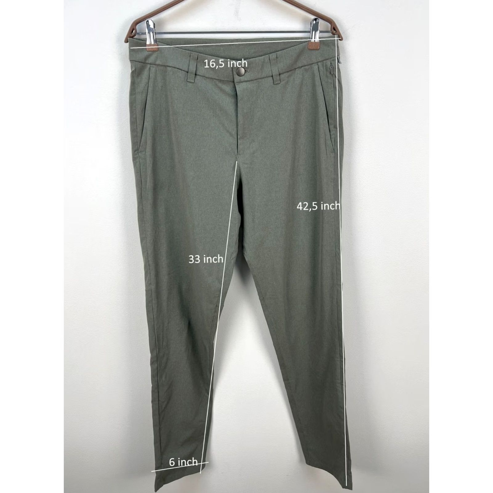 Lululemon Lululemon Commission Slim Fit Pants Green Mens Size 32 Size US 32 / EU 48 - 2 Thumbnail