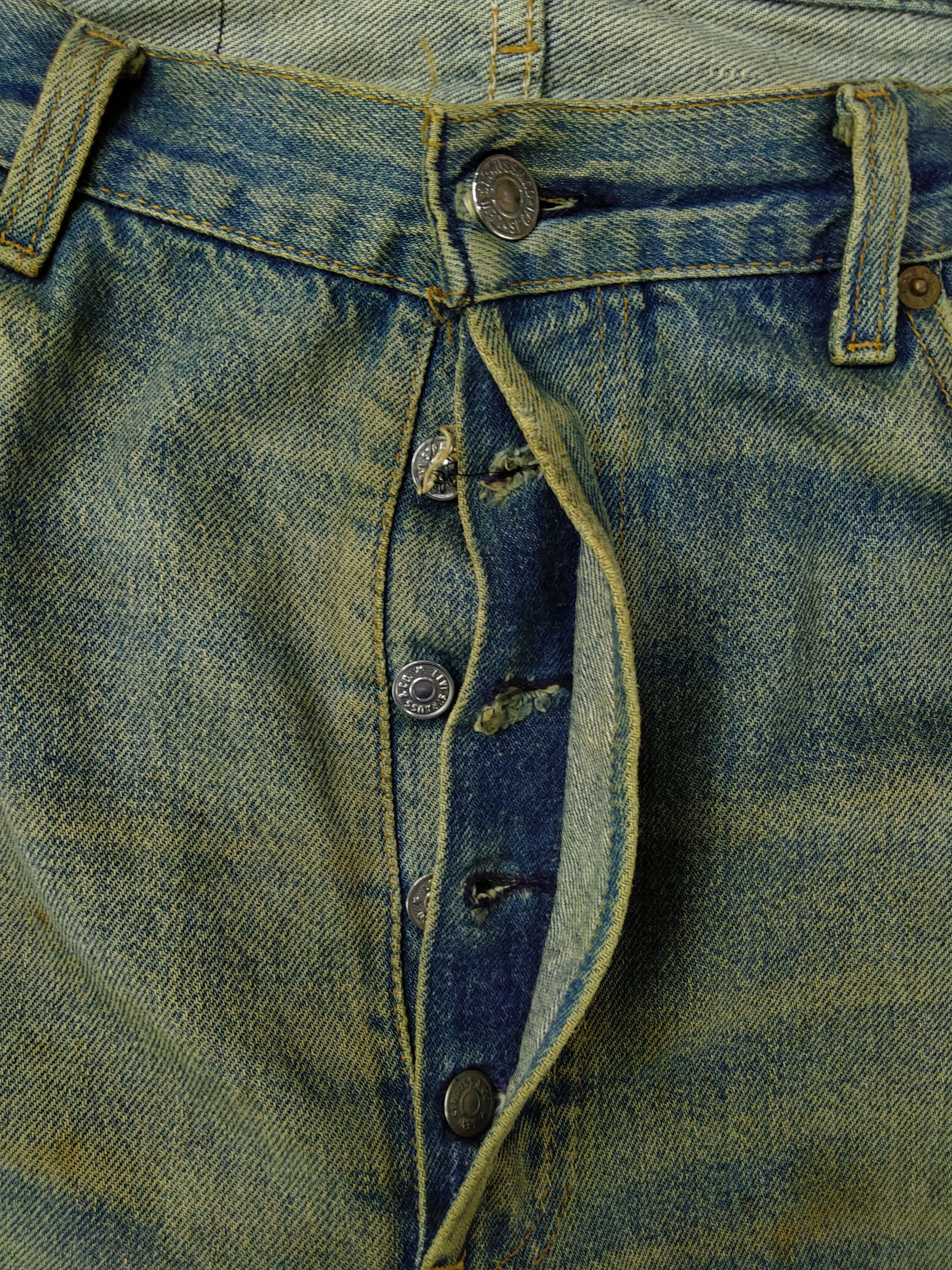 Levi's 80s Rusty Blue Vintage Levi's 501 Denim 36x29.5 -JN680 Size US 36 / EU 52 - 6 Thumbnail