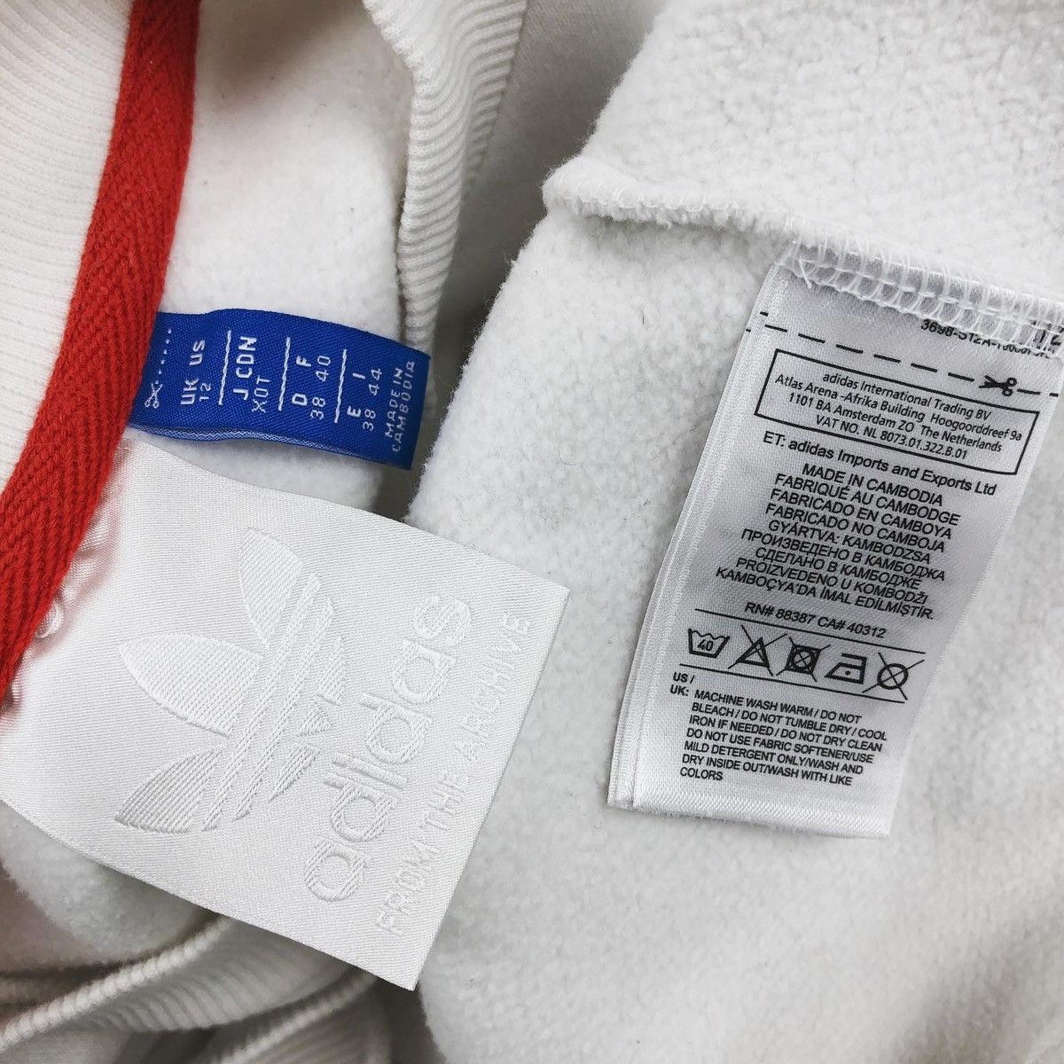 Adidas × Jeremy Scott ADIDAS Originals Archive Country Series Big Logo Sweatshirt Pullover Jumper 12 Size M / US 6-8 / IT 42-44 - 12 Thumbnail