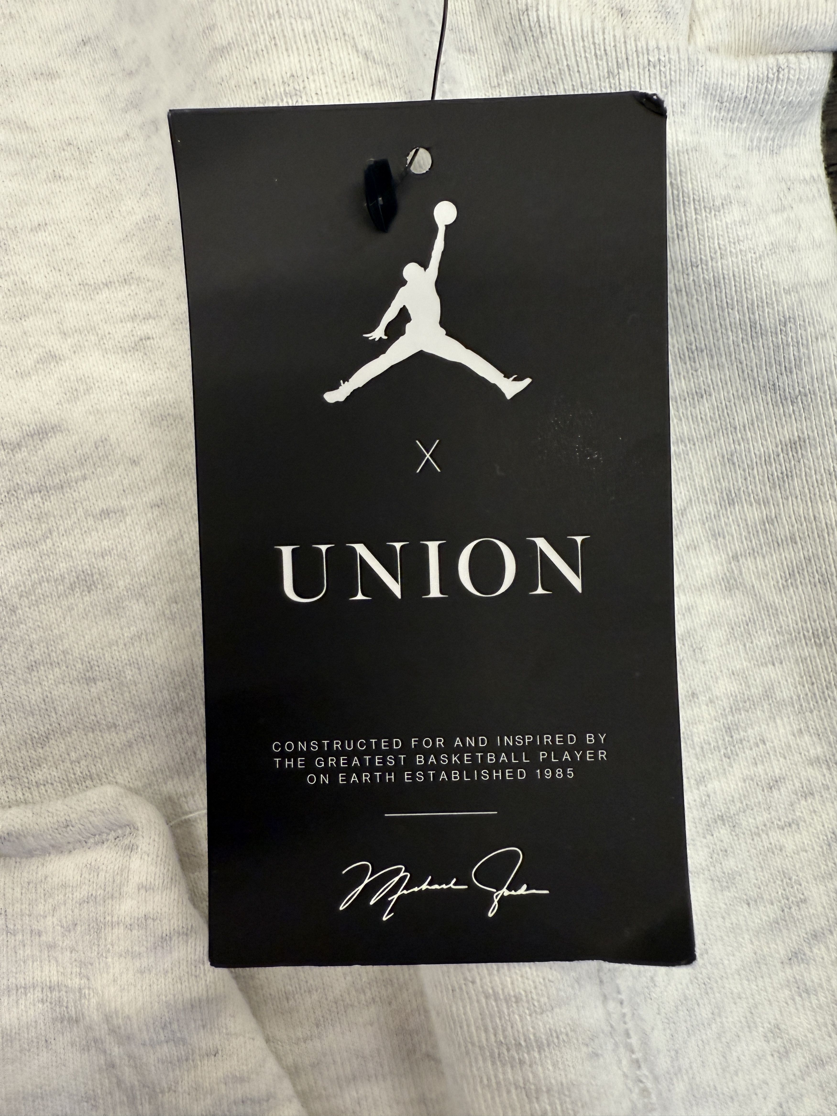 Jordan Brand × Union LA UNION X JORDAN "THE BEST ON EARTH" GRAY HOODIE Size US S / EU 44-46 / 1 - 7 Thumbnail