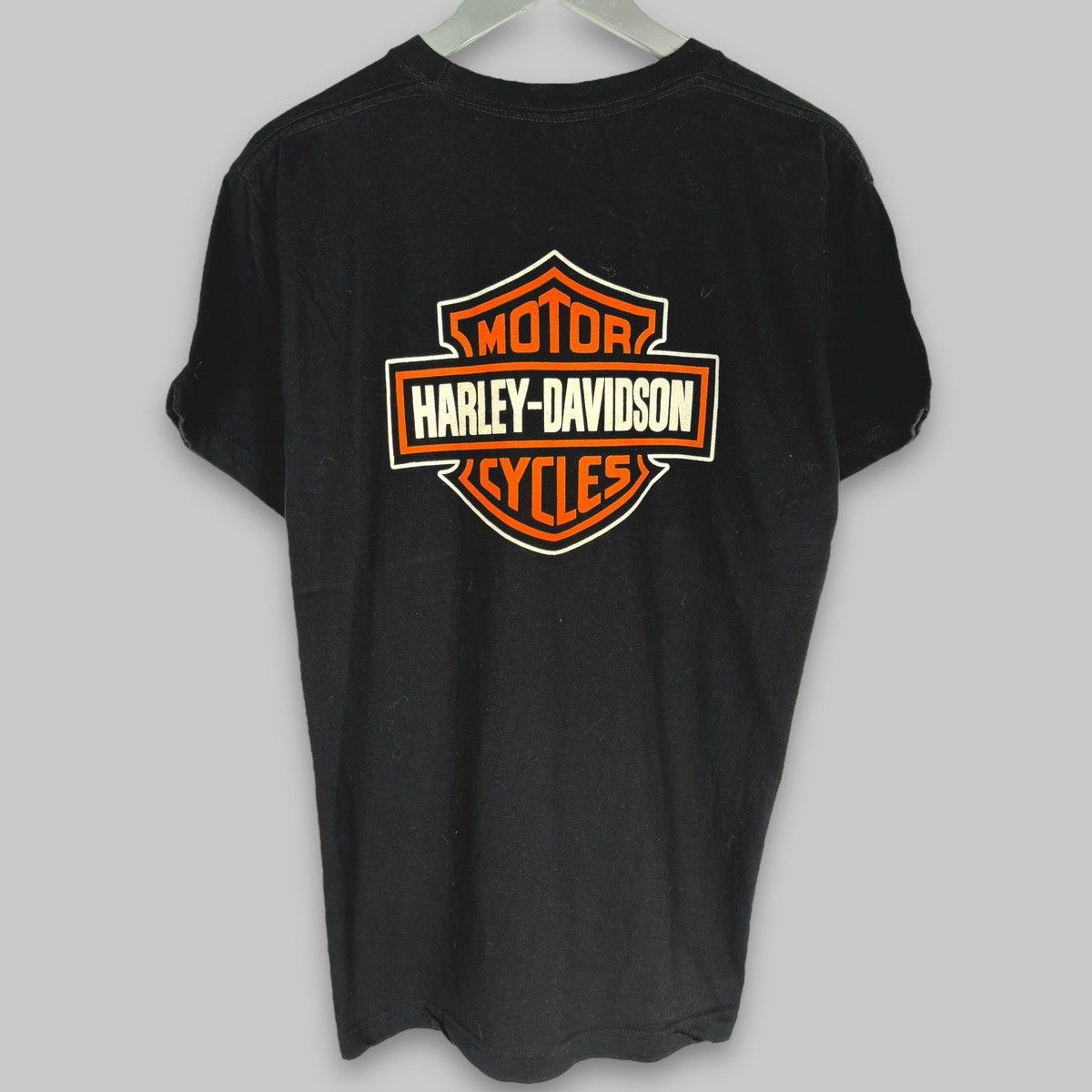 Harley Davidson Vintage 90s Harley Davidson Clown Motorycles T Shirt Size US XL / EU 56 / 4 - 2 Thumbnail