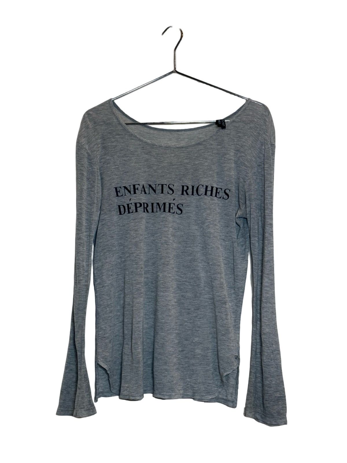 Enfants Riches Deprimes ERD logo print heather gray long sleeve, thin, old, rare Size US S / EU 44-46 / 1 - 1 Thumbnail